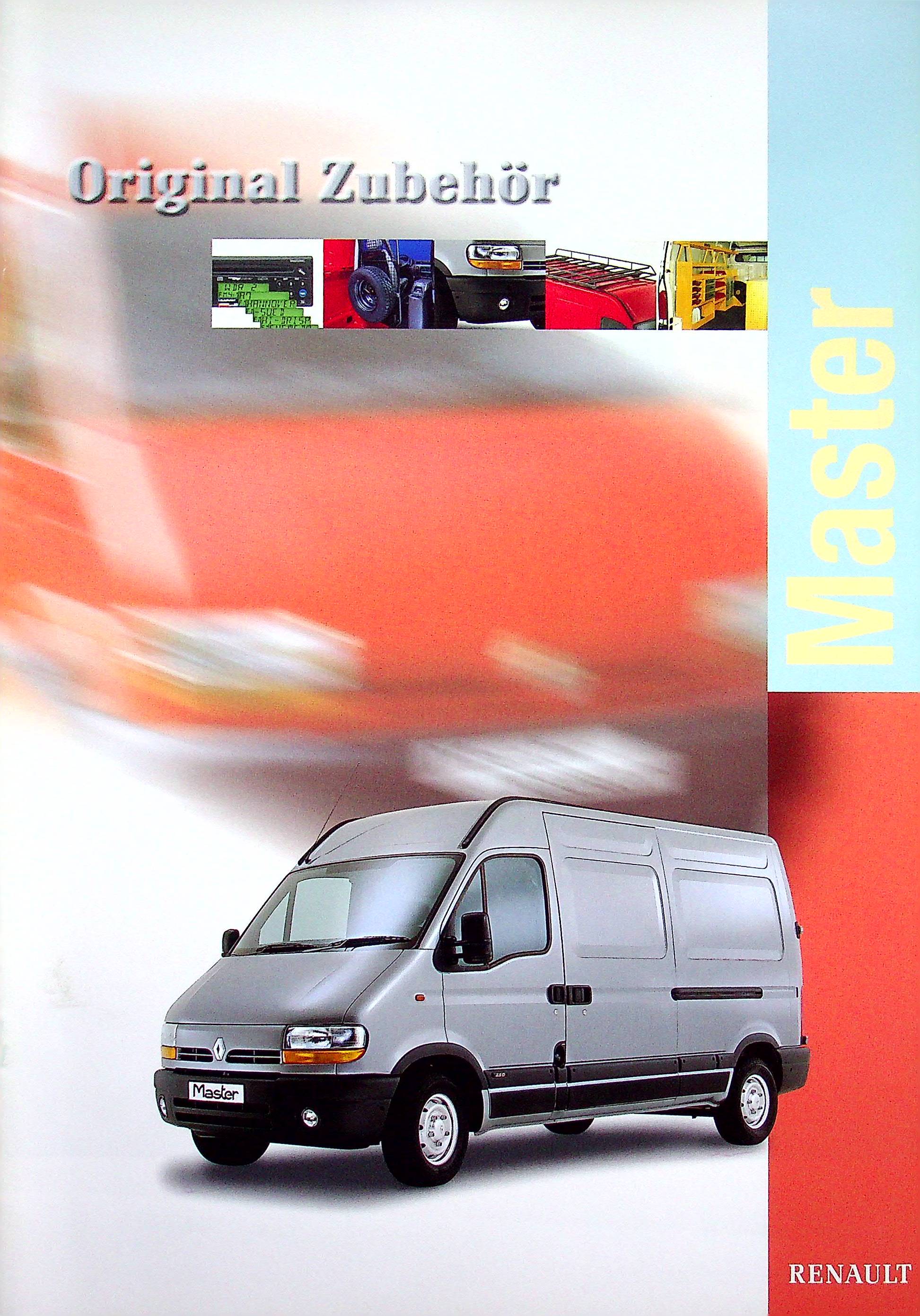 Renault Master - Zubehör - Prospekt 09/1999