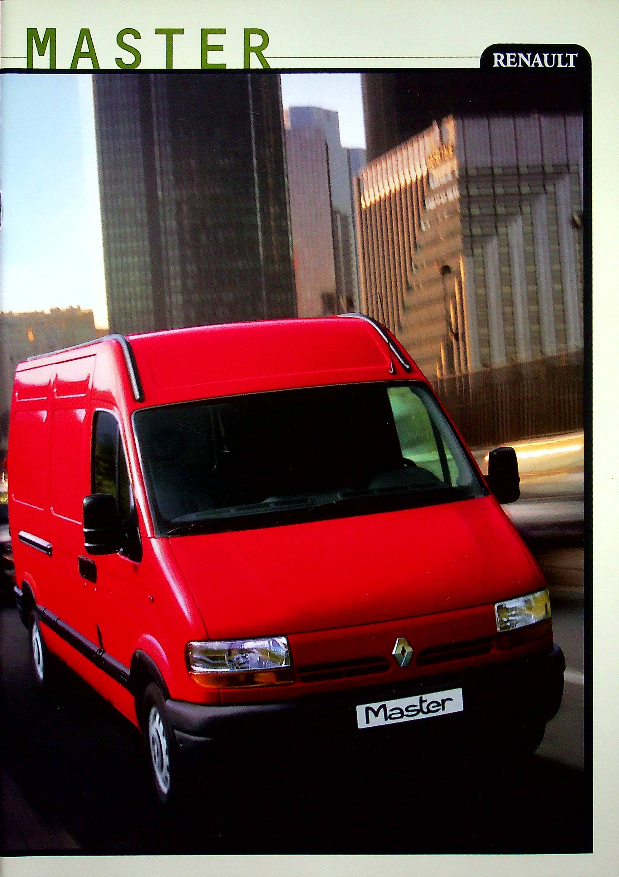 Renault Master Prospekt 12/2000