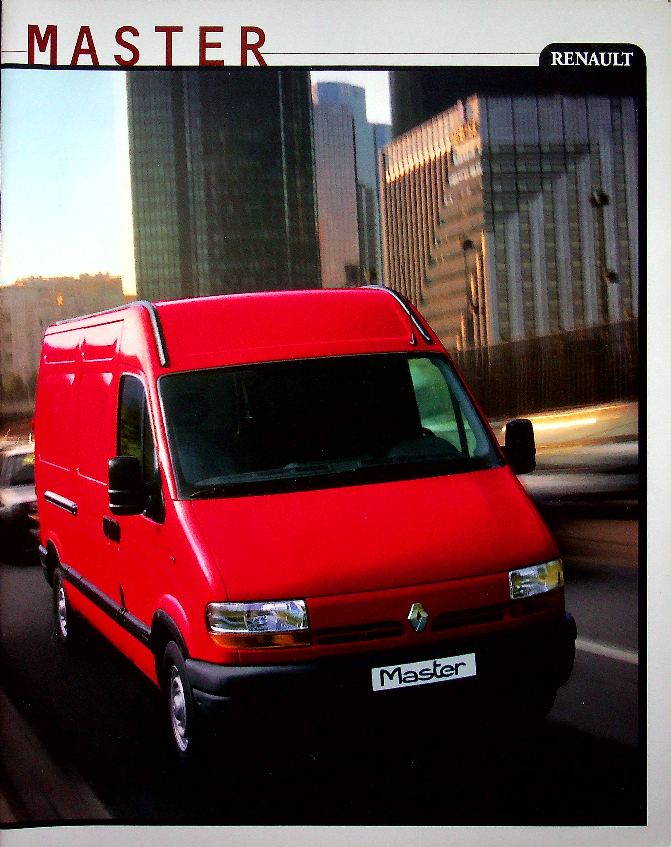 Renault Master Prospekt 07/1999