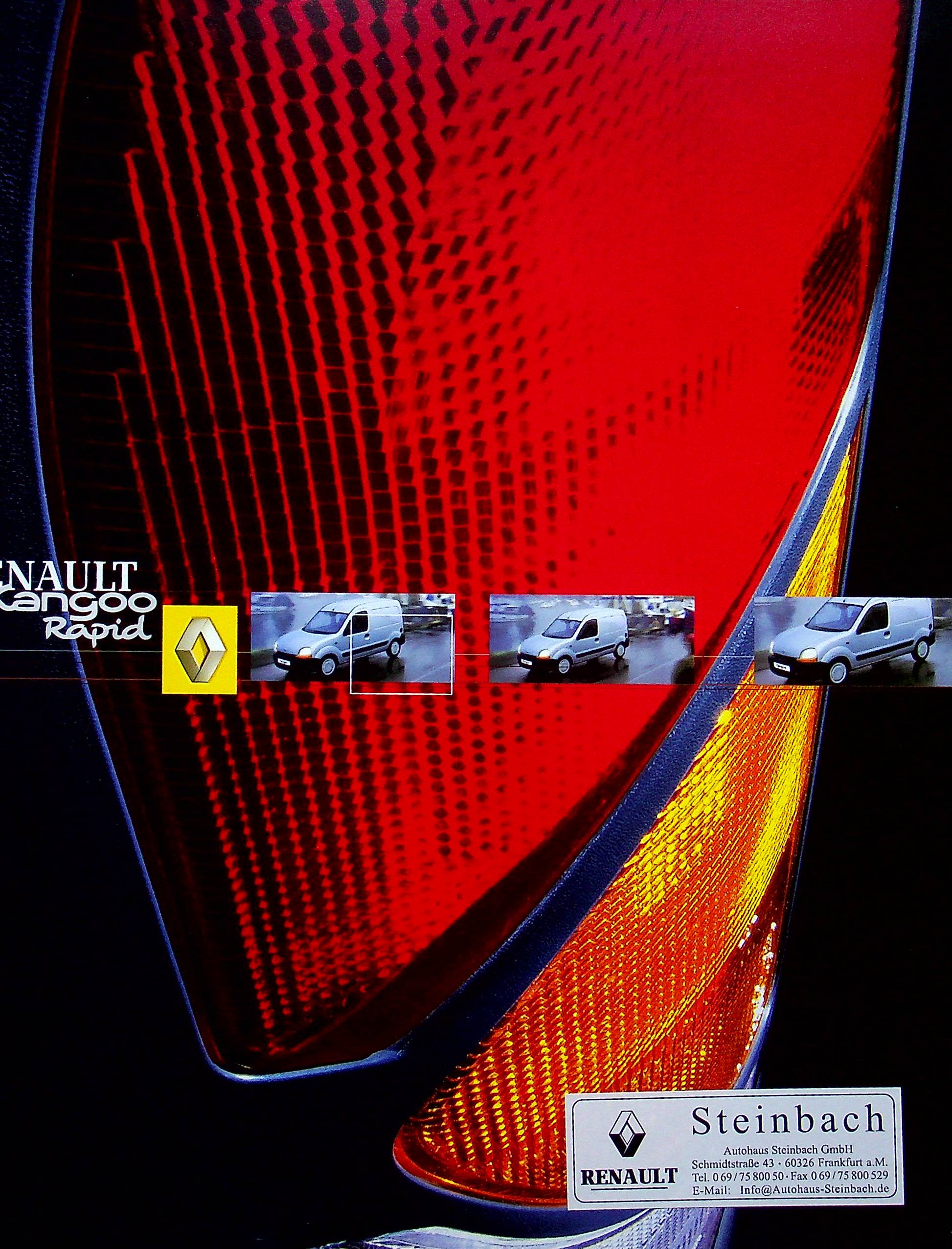Renault Kangoo Rapid Prospekt 02/2002