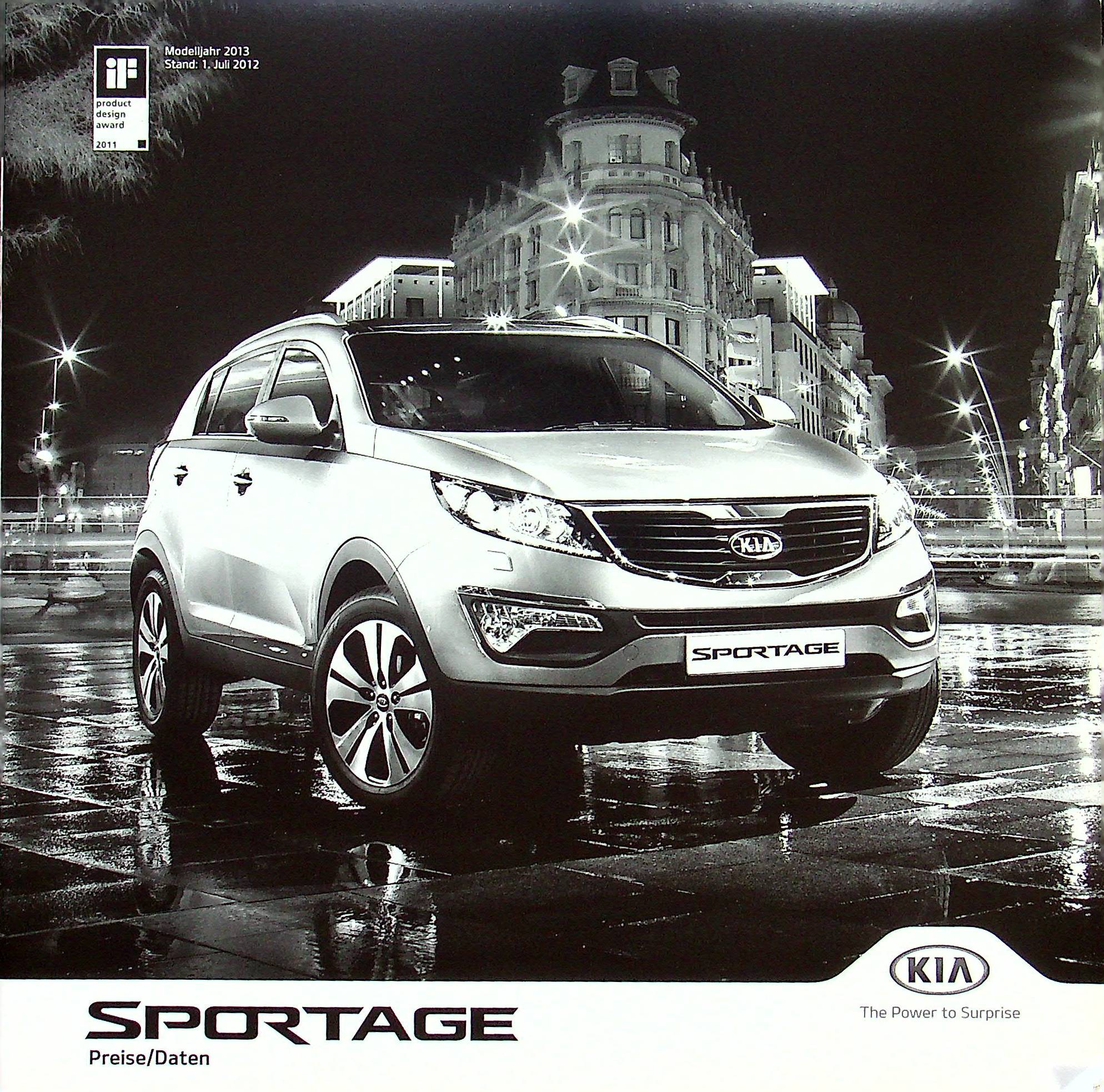 Kia Sportage - Preisliste & Extras - Prospekt 07/2012