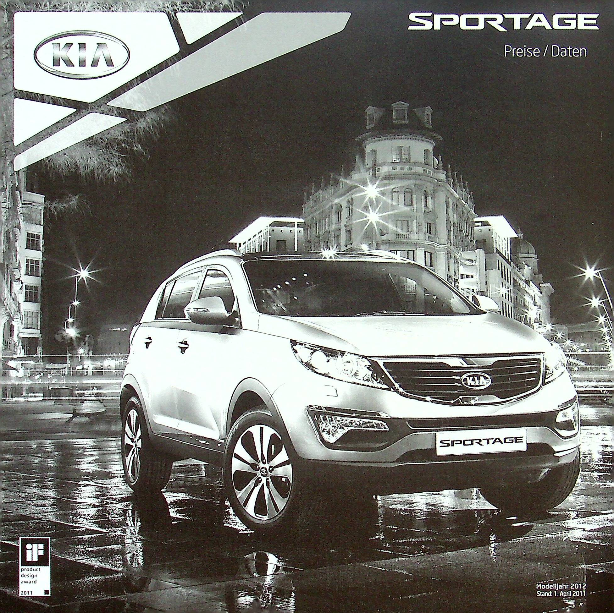 Kia Sportage - Preisliste & Extras - Prospekt 04/2011