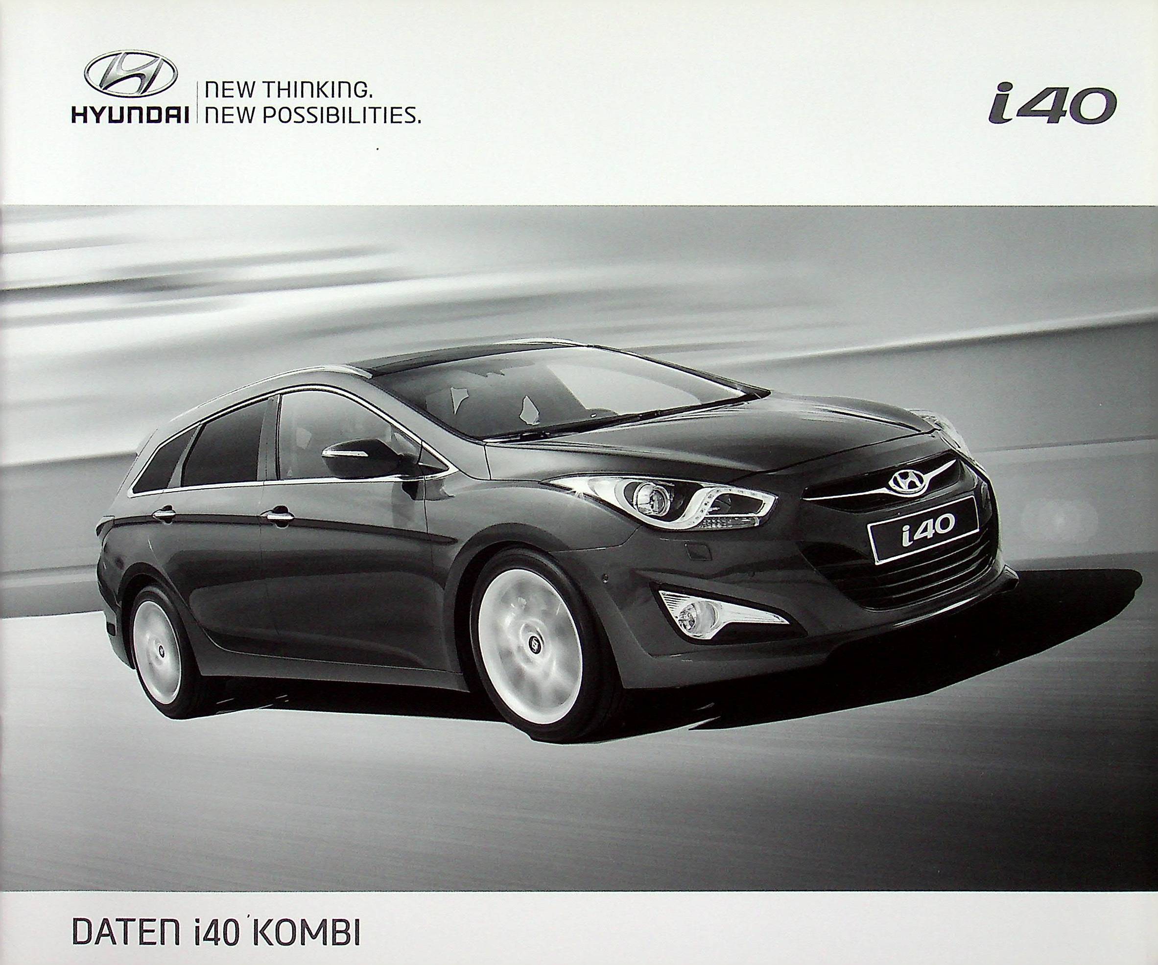 Hyundai i40 Kombi - Preisliste & Extras - Prospekt 02/2013