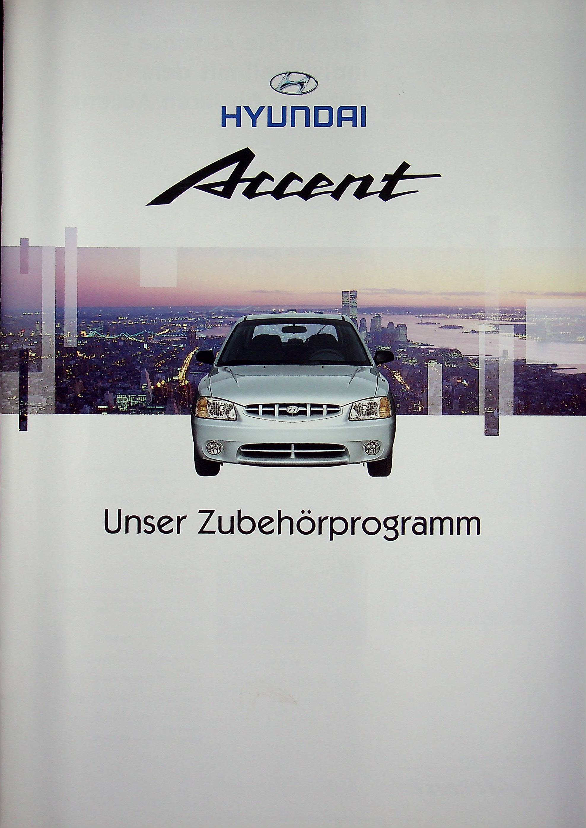 Hyundai Accent - Zubehör - Prospekt 12/1999