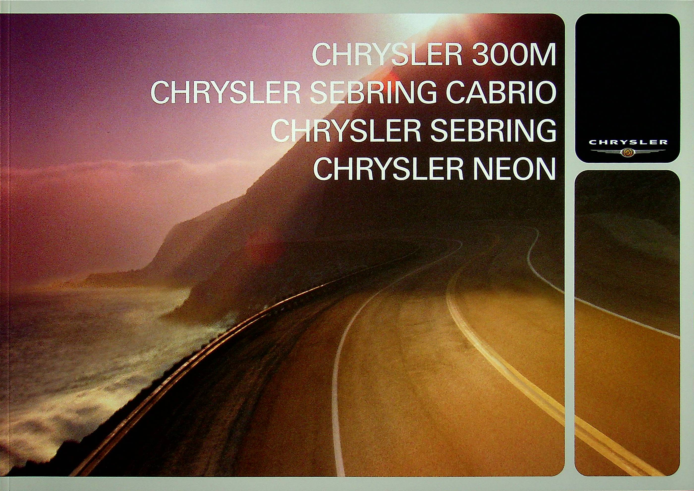 Chrysler Sebring + Cabrio - Neon - 300 M Prospekt 09/2002