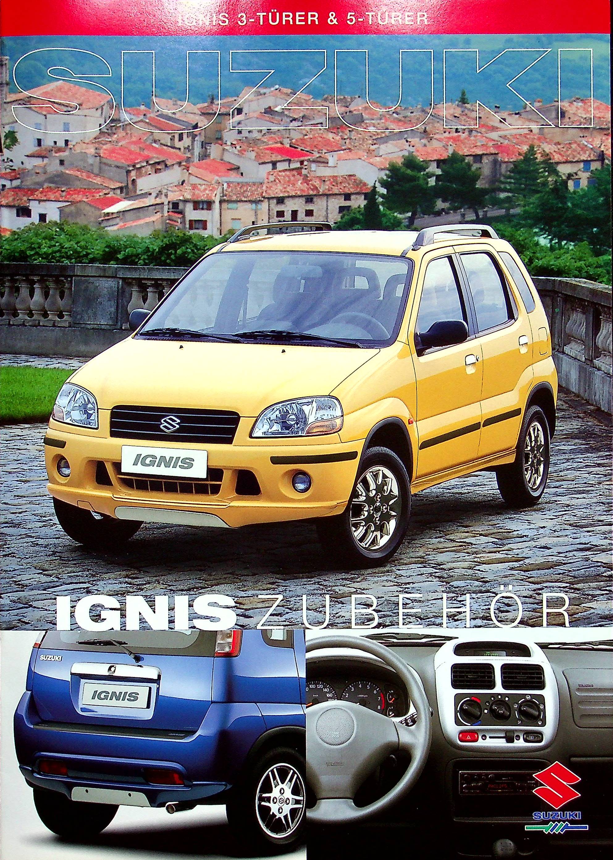 Suzuki Ignis - Zubehör - Prospekt 02/2002