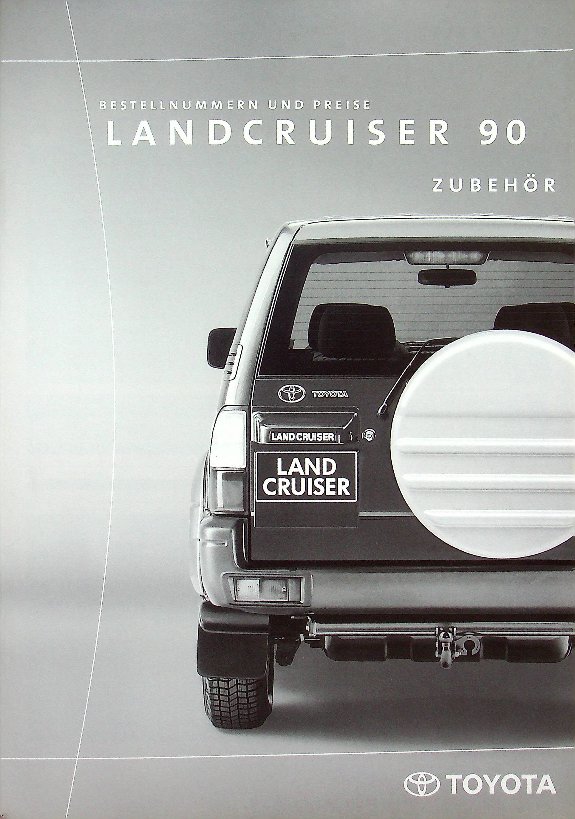 Toyota Land Cruiser 90 - Zubehör Preisliste - Prospekt 08/1999