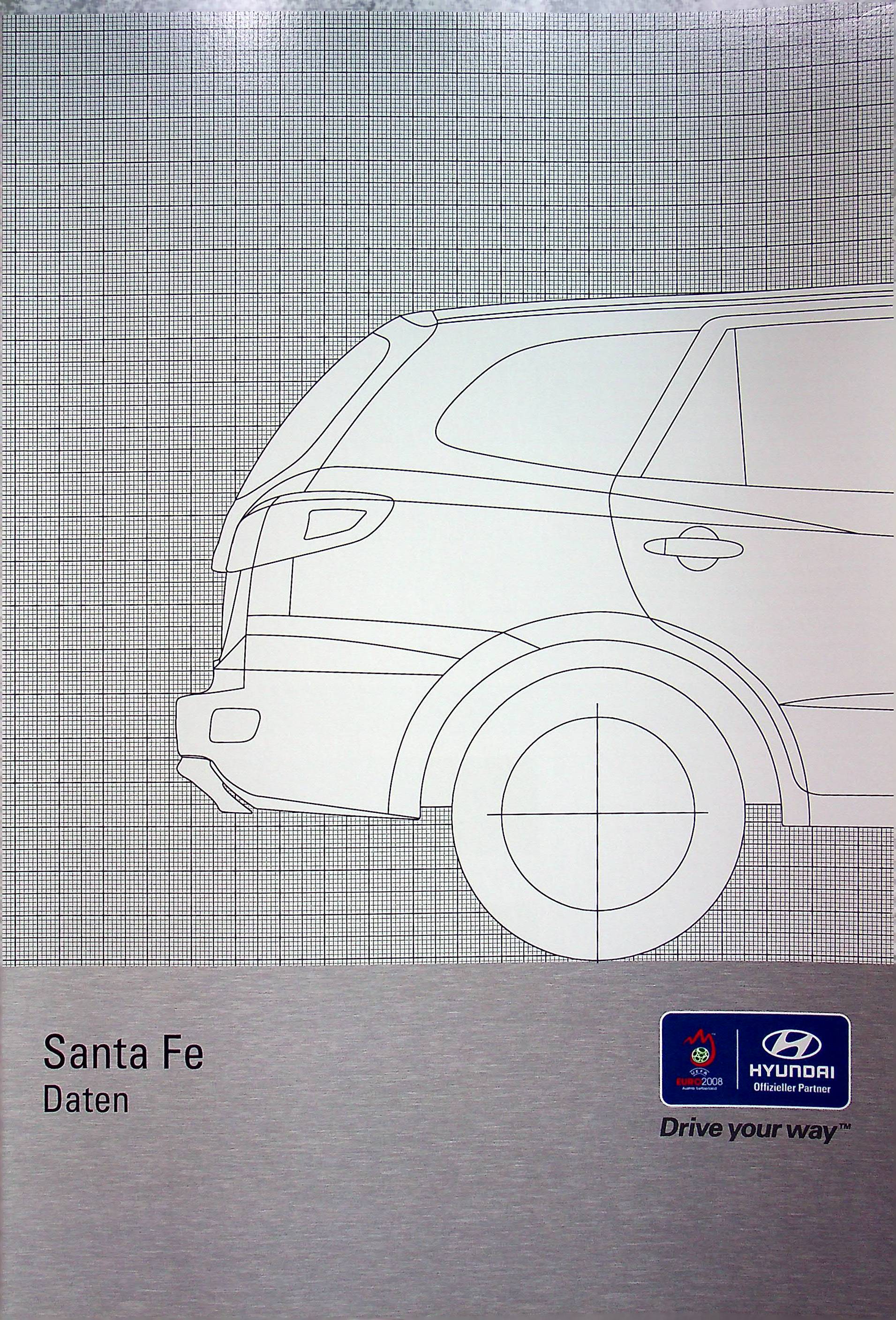 Hyundai Santa Fe - Preisliste & Extras - Prospekt 02/2008