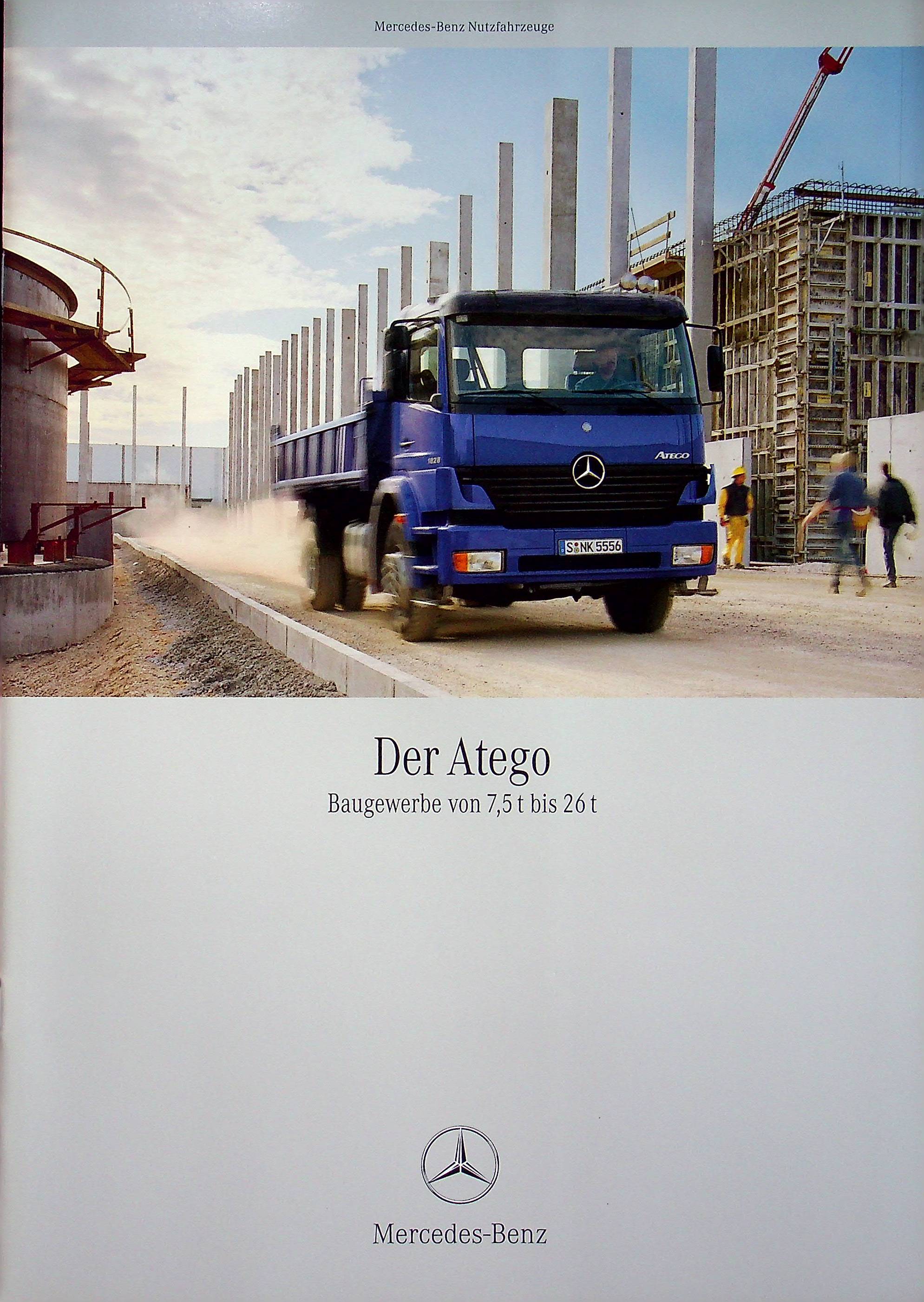 Mercedes Atego - Baugewerbe - Prospekt 04/2001