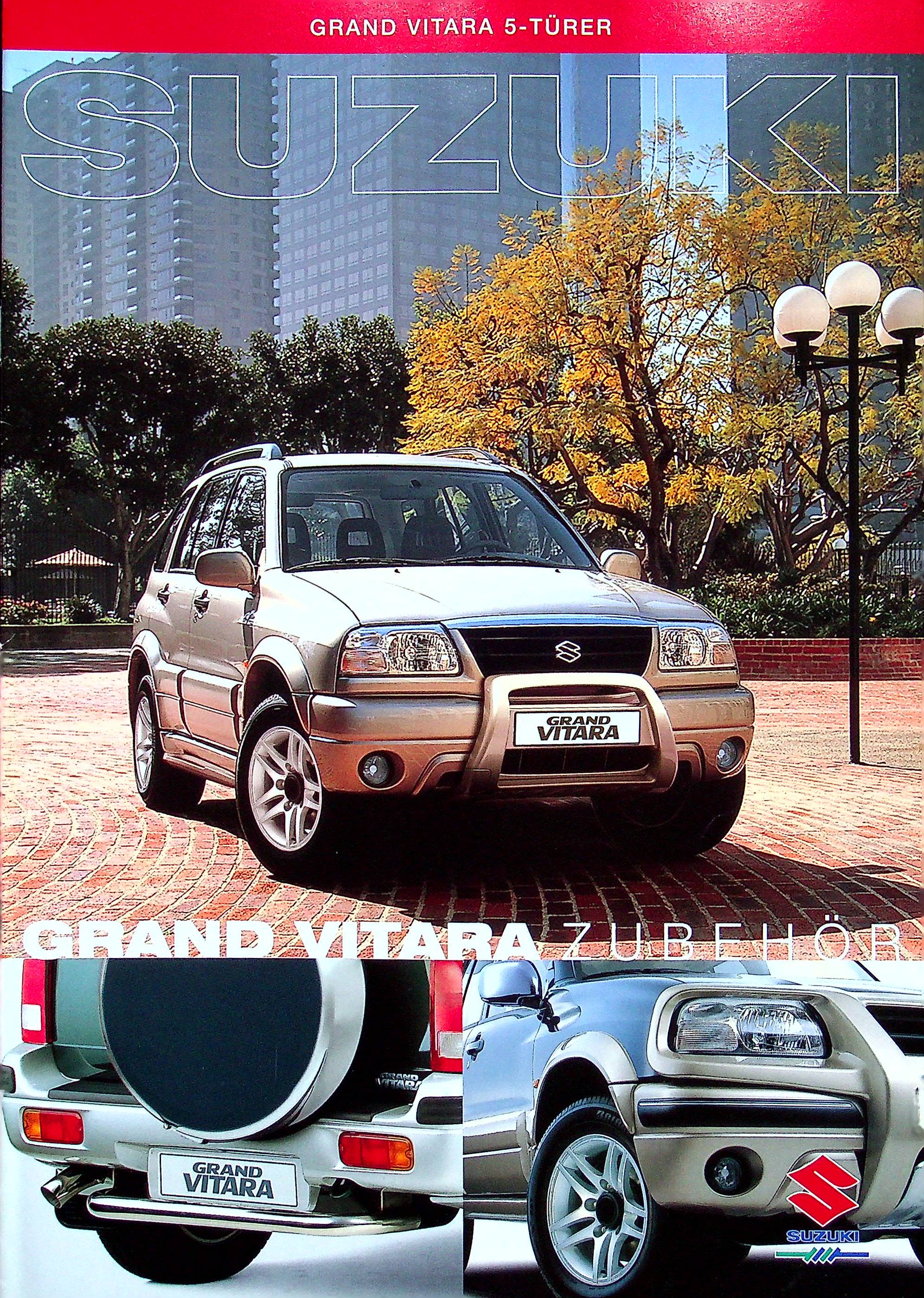 Suzuki Grand Vitara 5-Türer - Zubehör - Prospekt 02/2002
