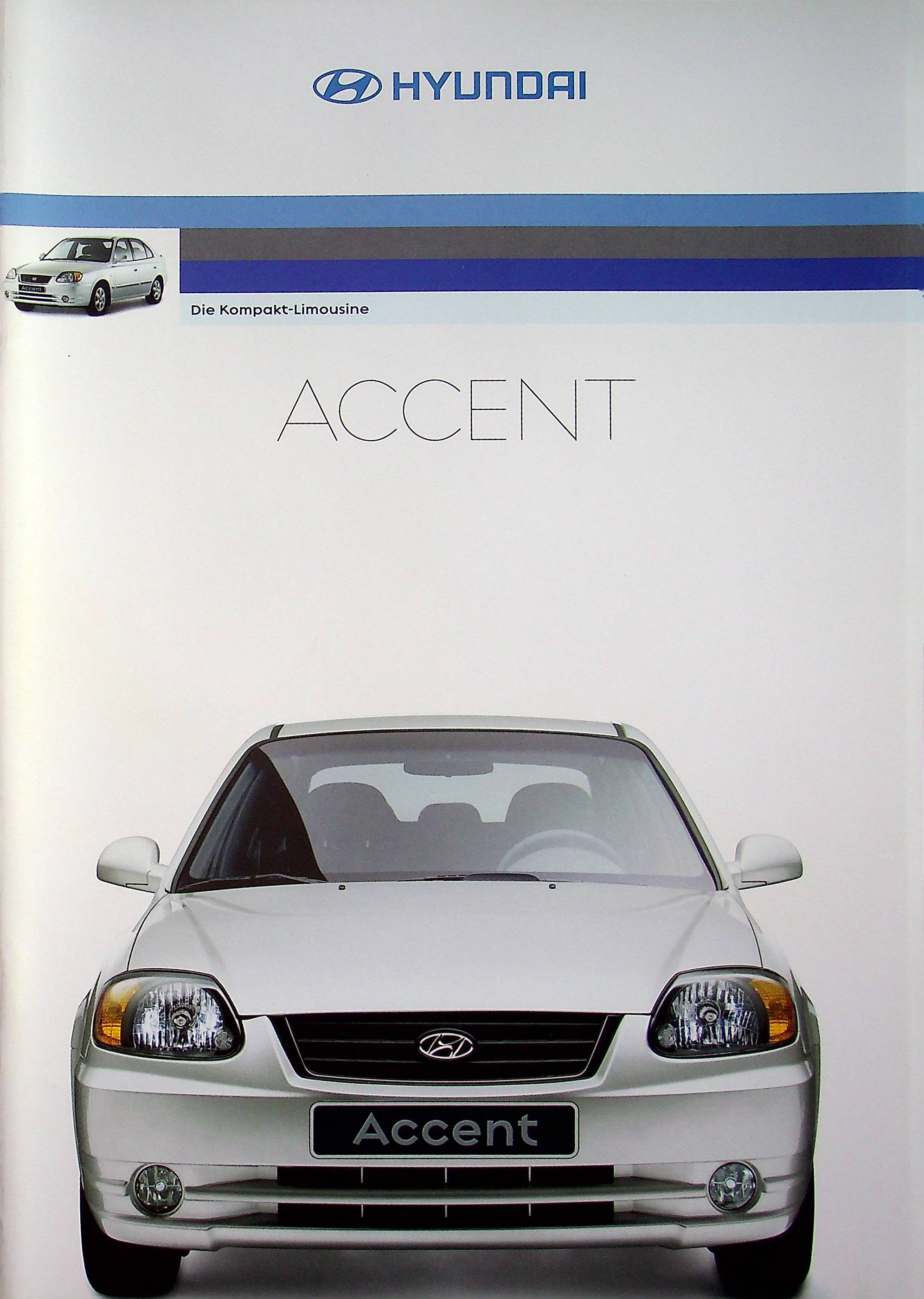 Hyundai Accent Prospekt 02/2003