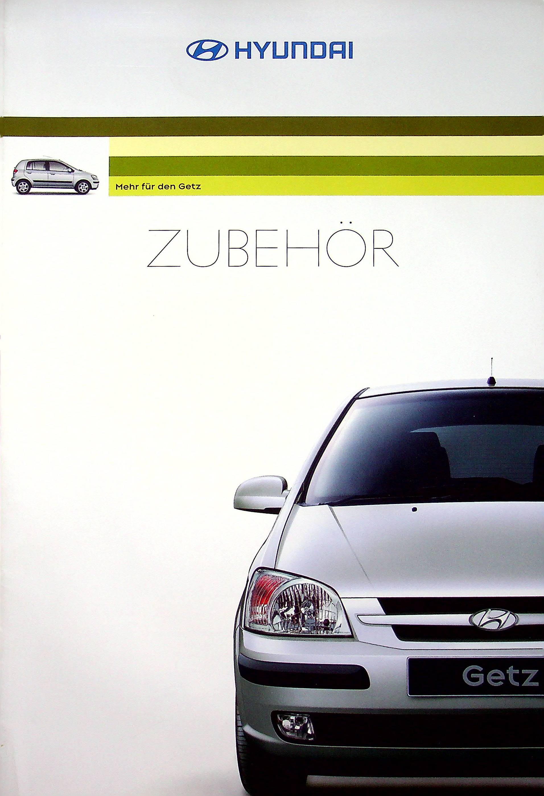Hyundai Getz - Zubehör - Prospekt 09/2002