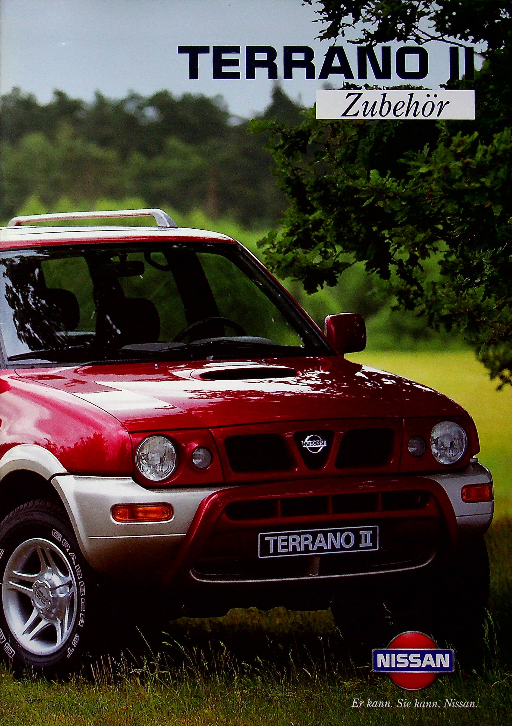 Nissan Terrano II - Zubehör - Prospekt 09/1997