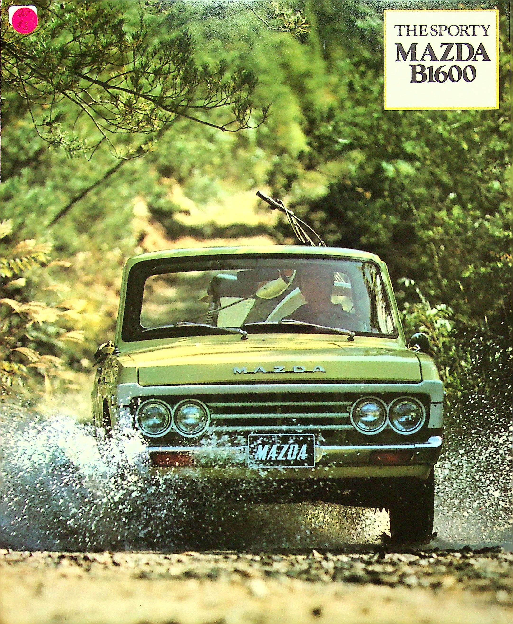 Mazda B 1600 - USA - Prospekt 197?