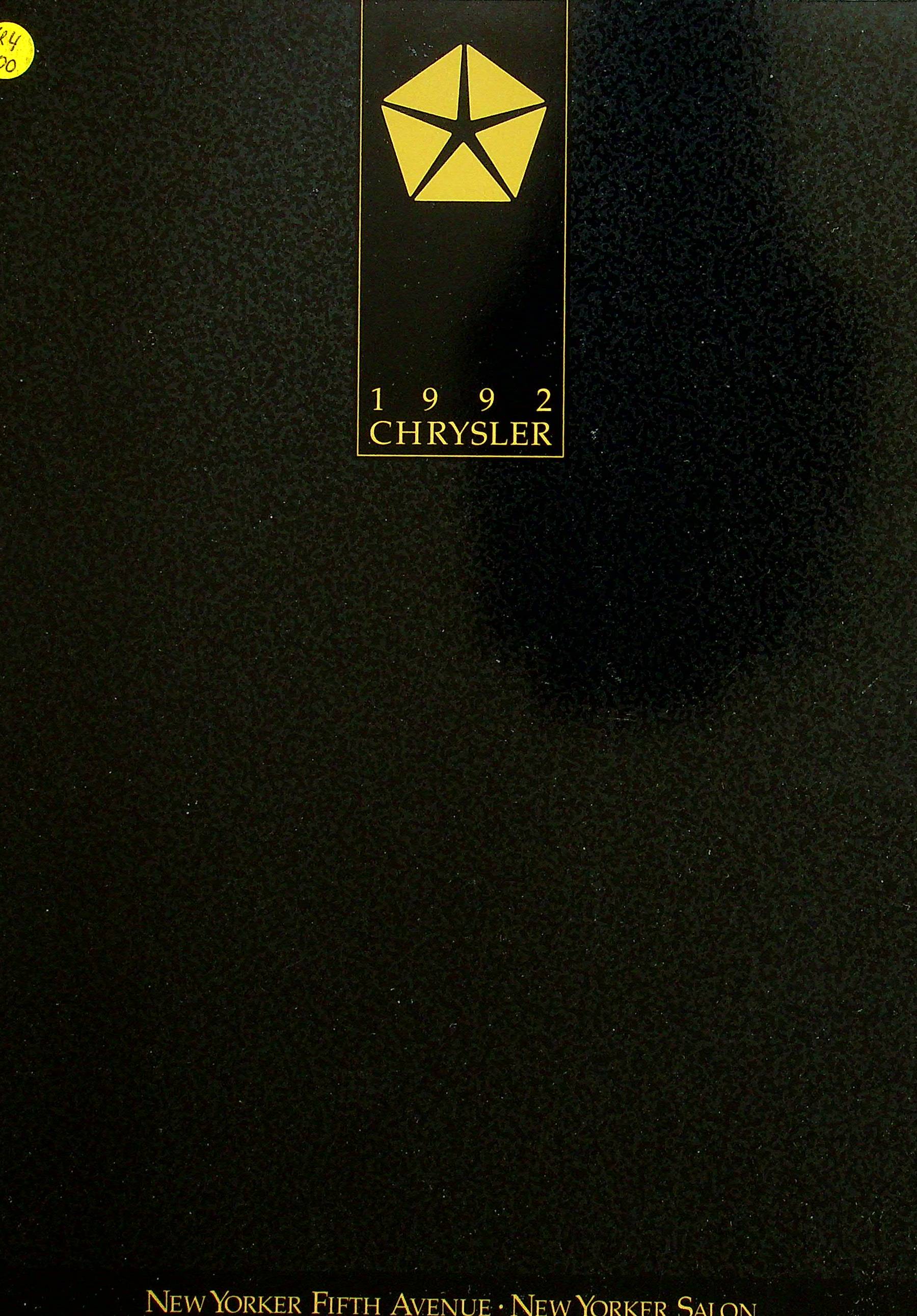 Chrysler New Yorker - USA - Prospekt 1992