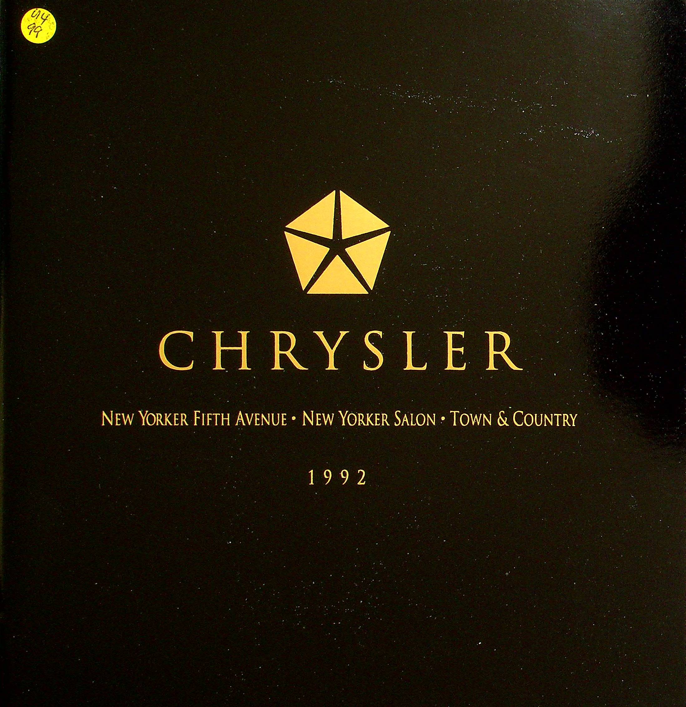 Chrysler New Yorker - USA - Prospekt 1992