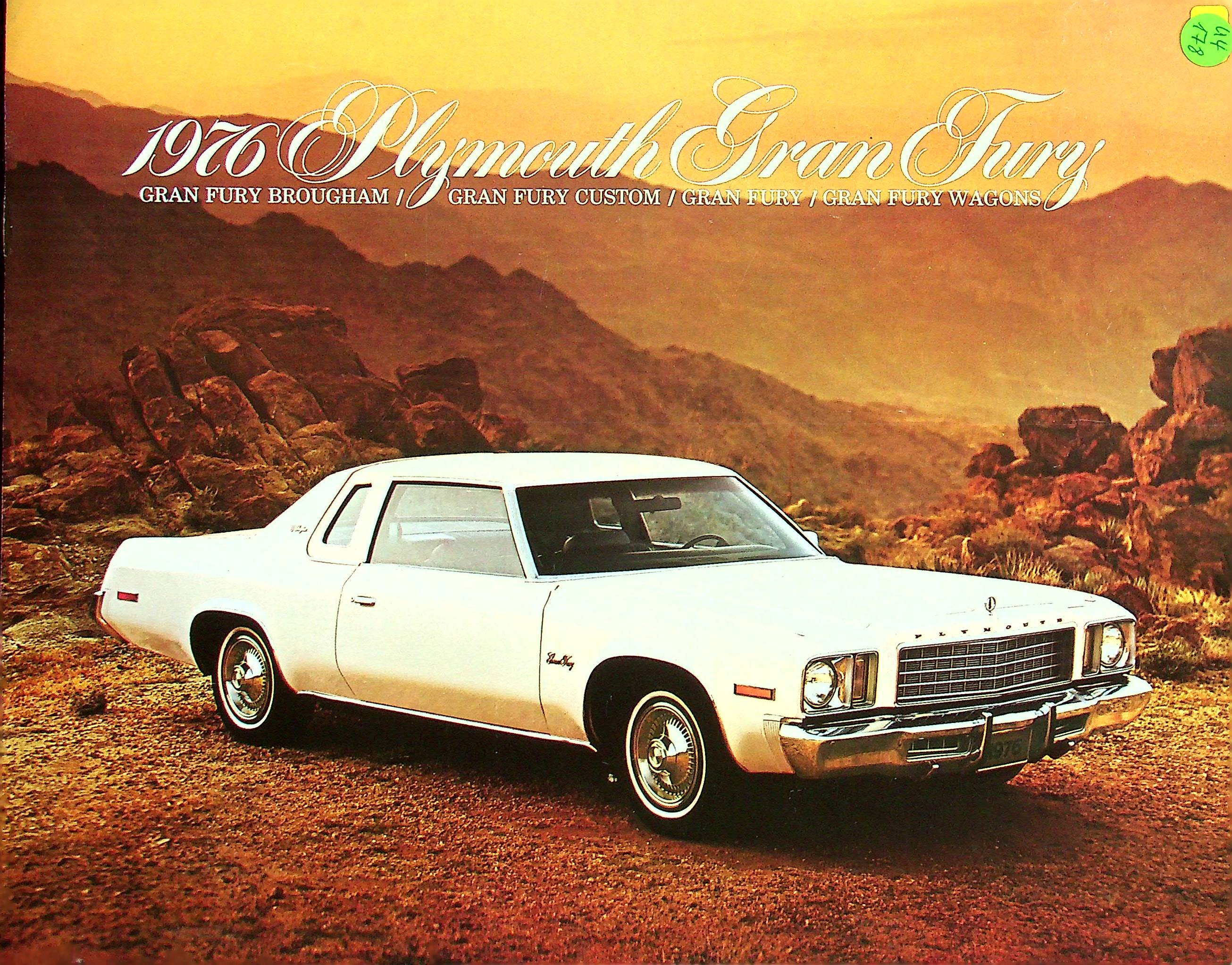 Plymouth Gran Fury - USA - Prospekt 1976