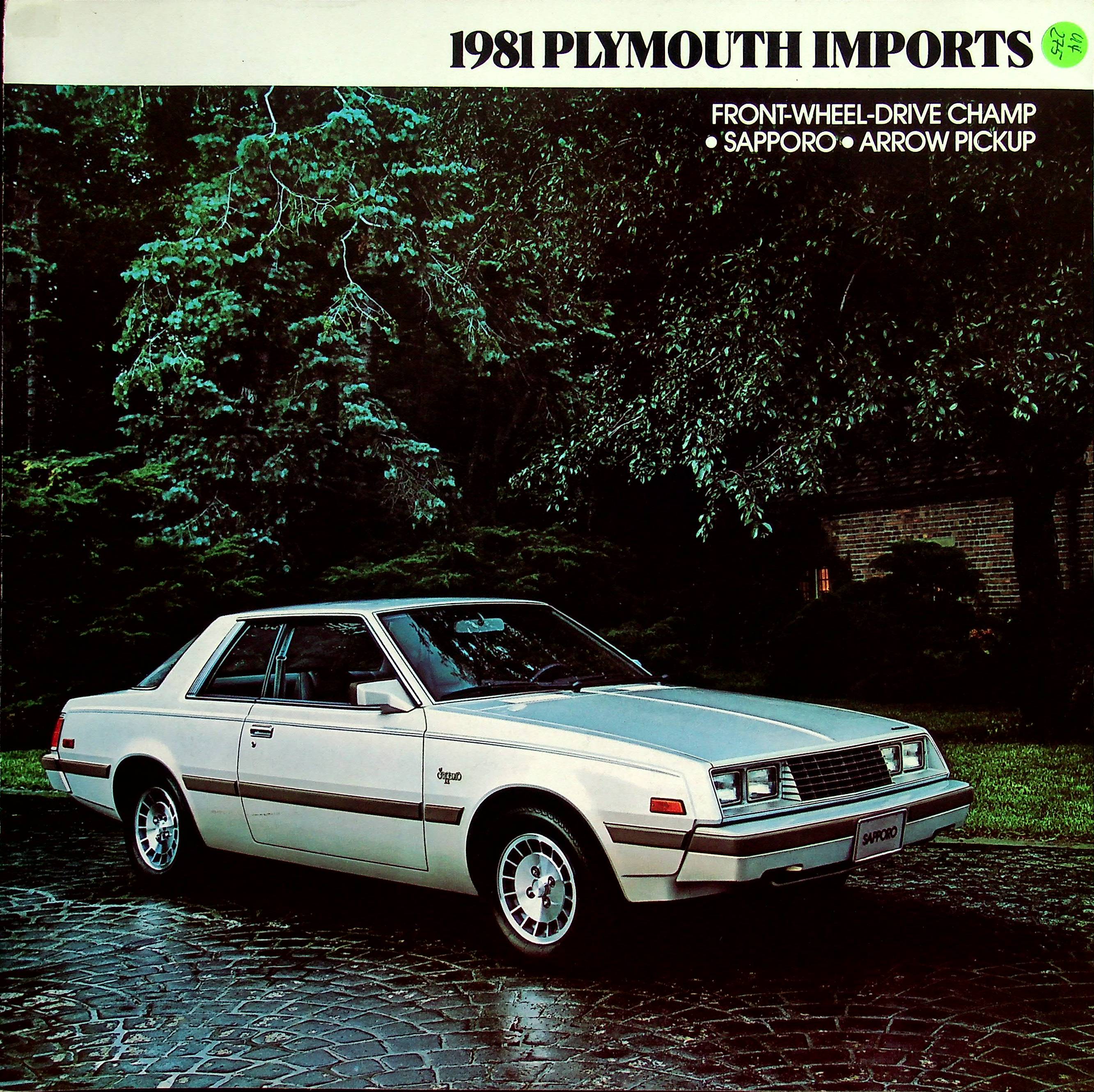 Plymouth Mitsubishi Sapporo - USA - Prospekt 1980