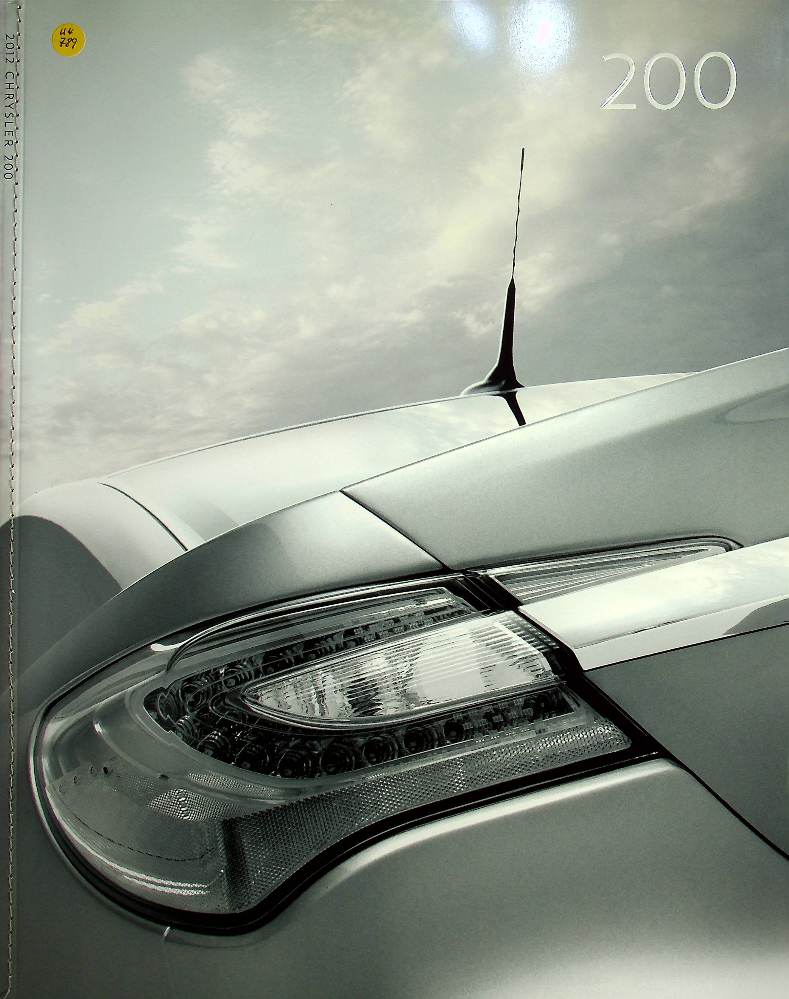 Chrysler 200 - USA - Übergröße - Prospekt 2012