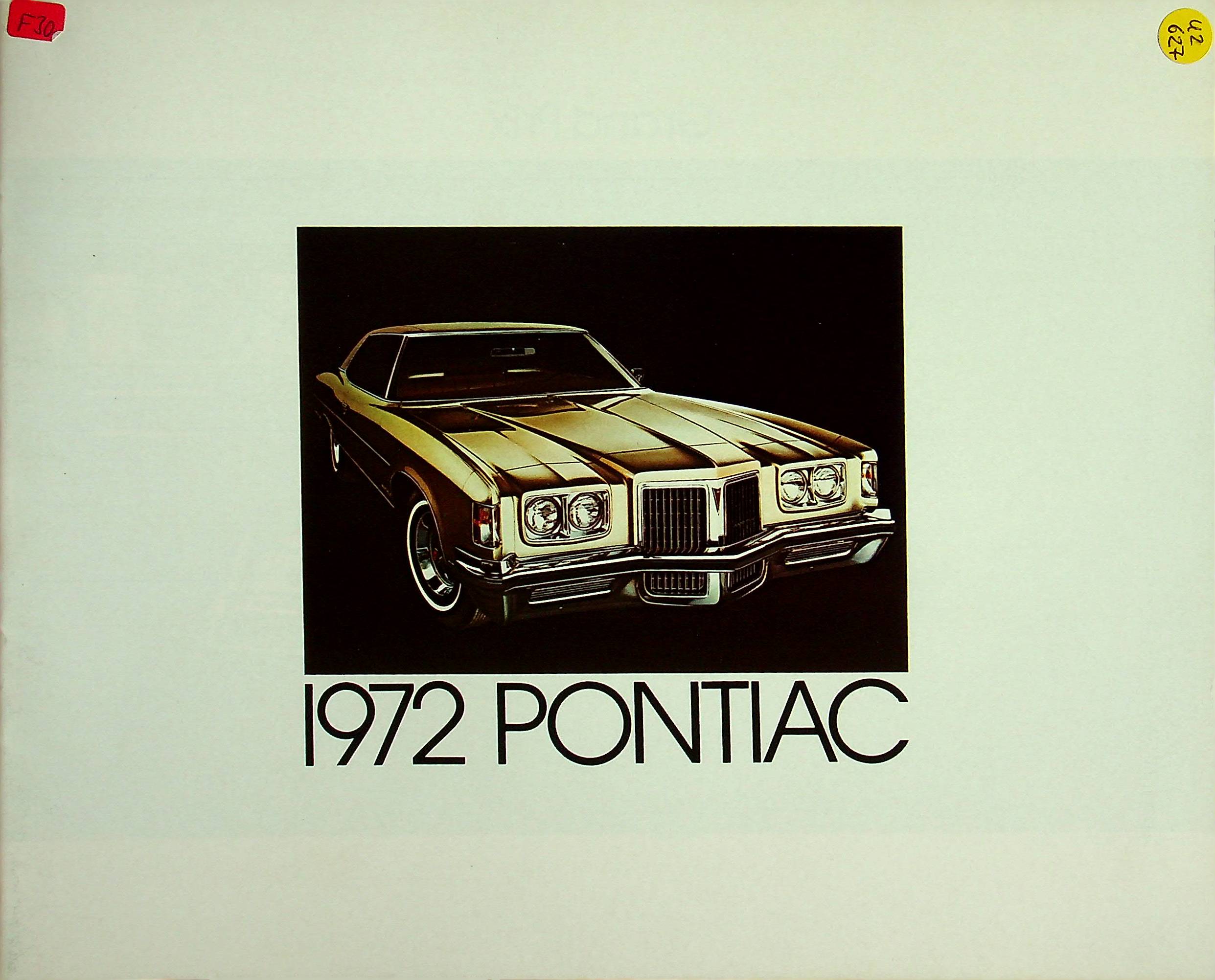 Pontiac GTO Grand Prix Catalina - USA - Prospekt 1972