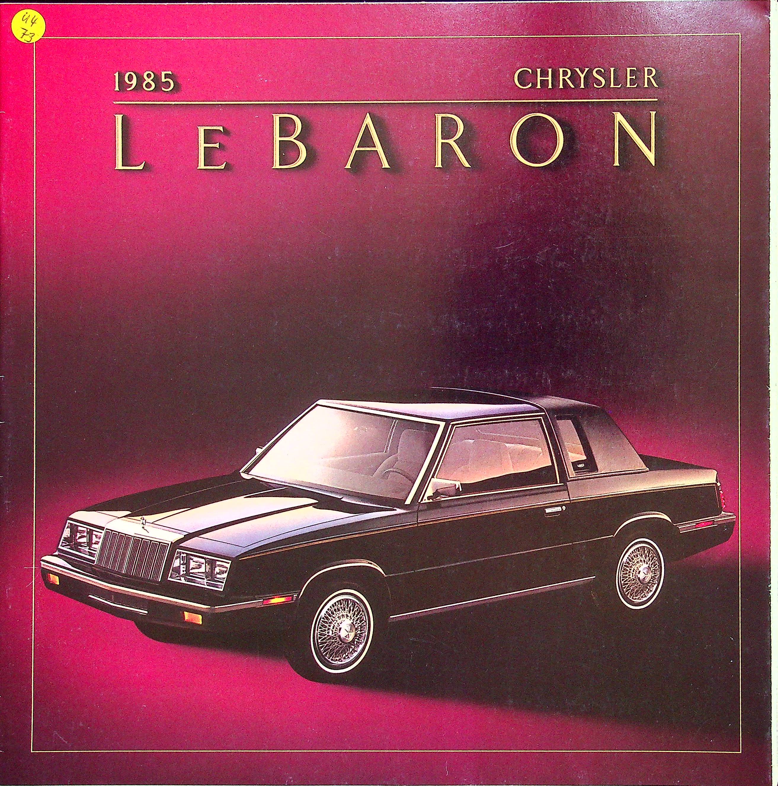 Chrysler Le Baron - USA - Prospekt 1985