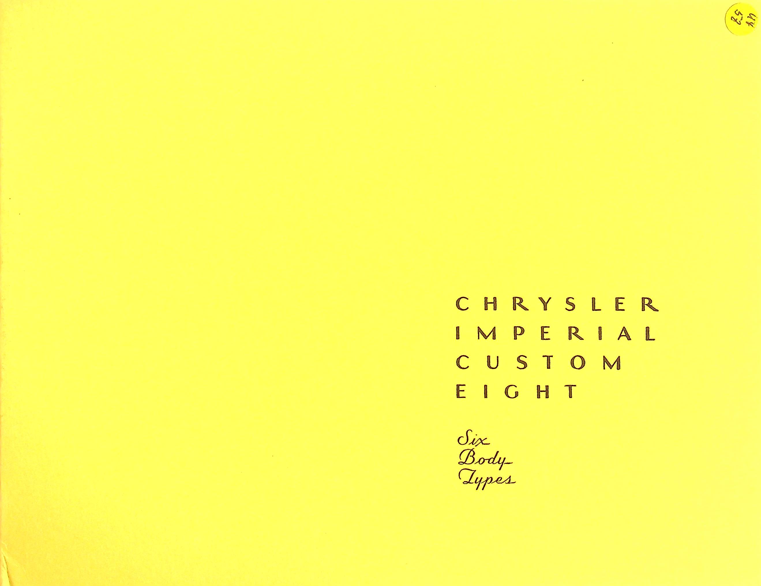 Imperial Custom Eight - USA - Prospekt 197?