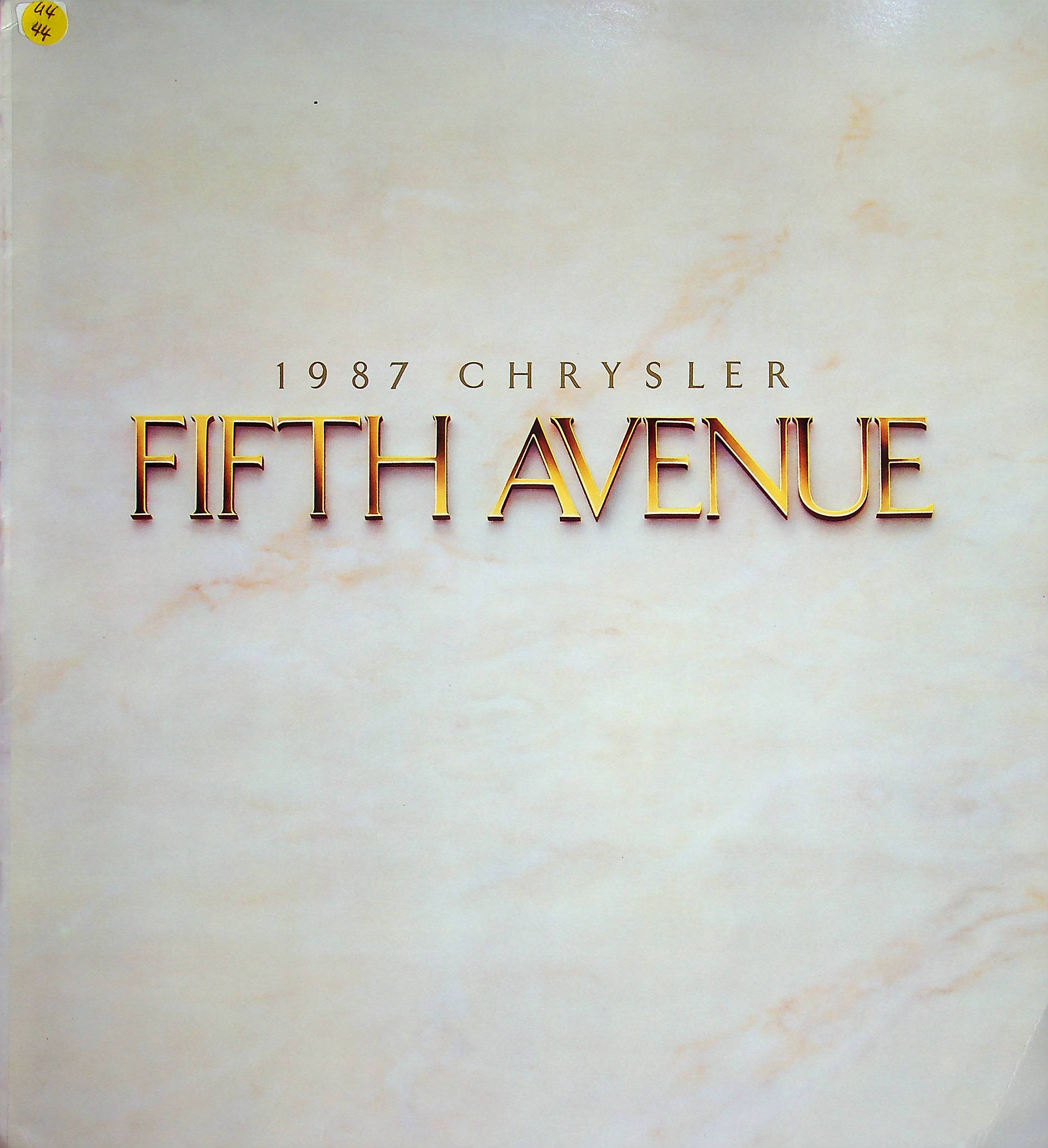 Chrysler New Yorker 5th Avenue - USA - Prospekt 1987
