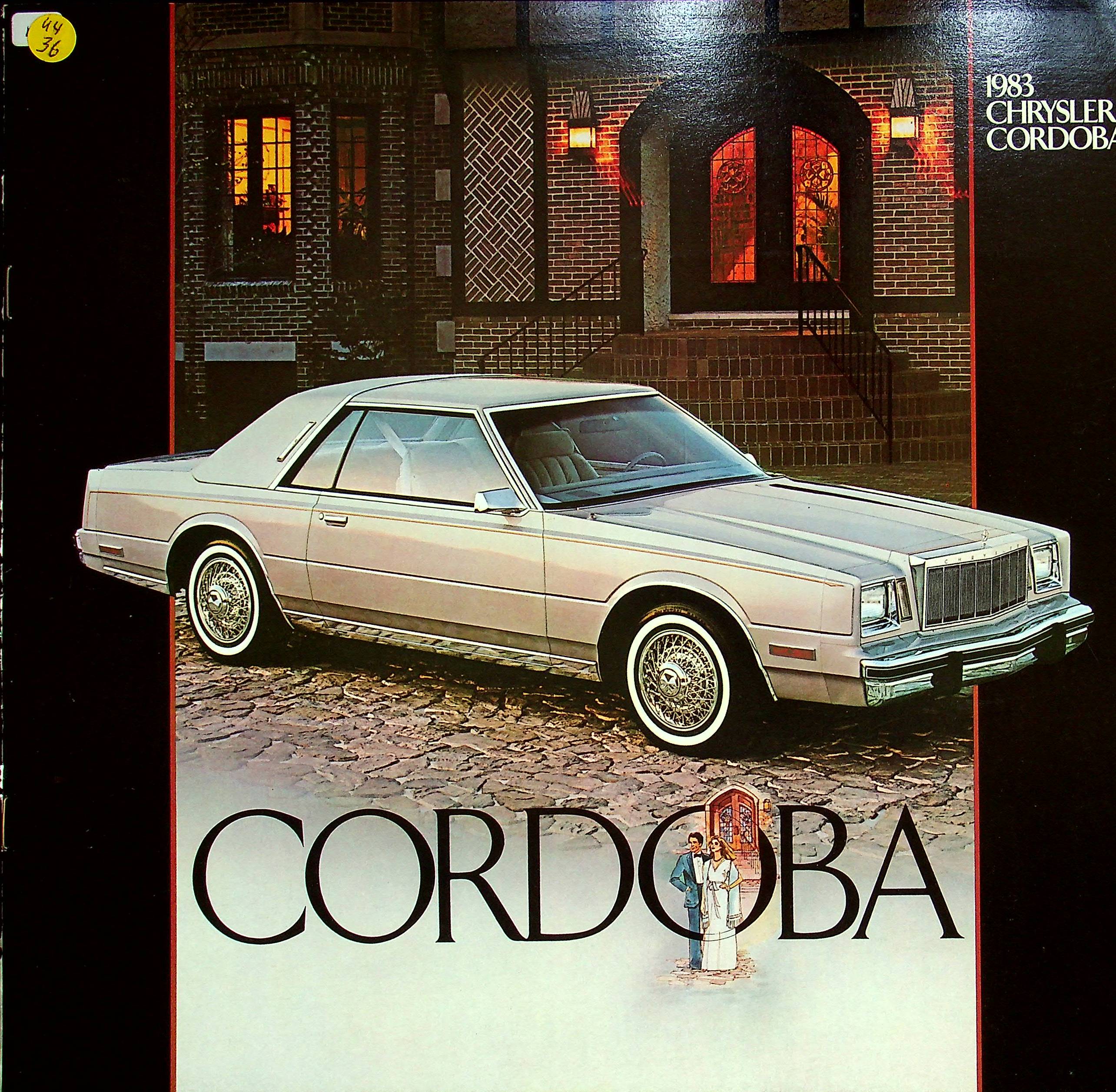 Chrysler Cordoba - USA - Übergröße - Prospekt 1983