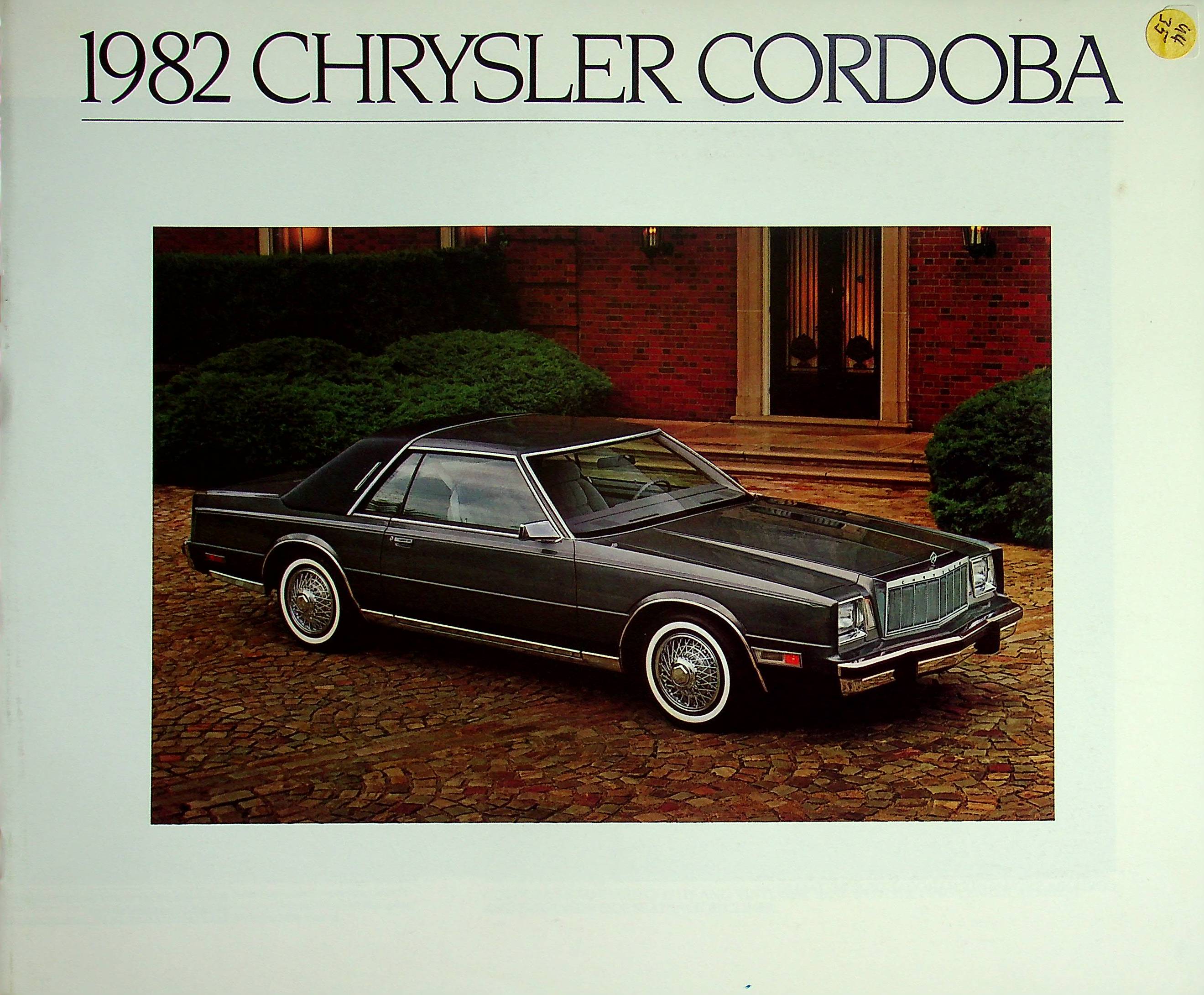 Chrysler Cordoba - USA - Übergröße - Prospekt 1982