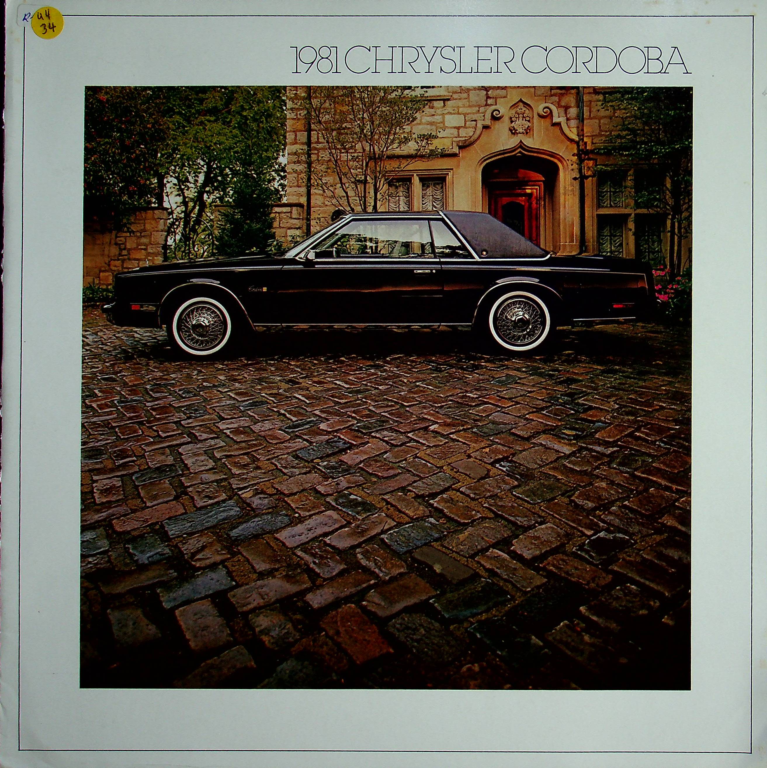 Chrysler Cordoba - USA - Übergröße - Prospekt 1981