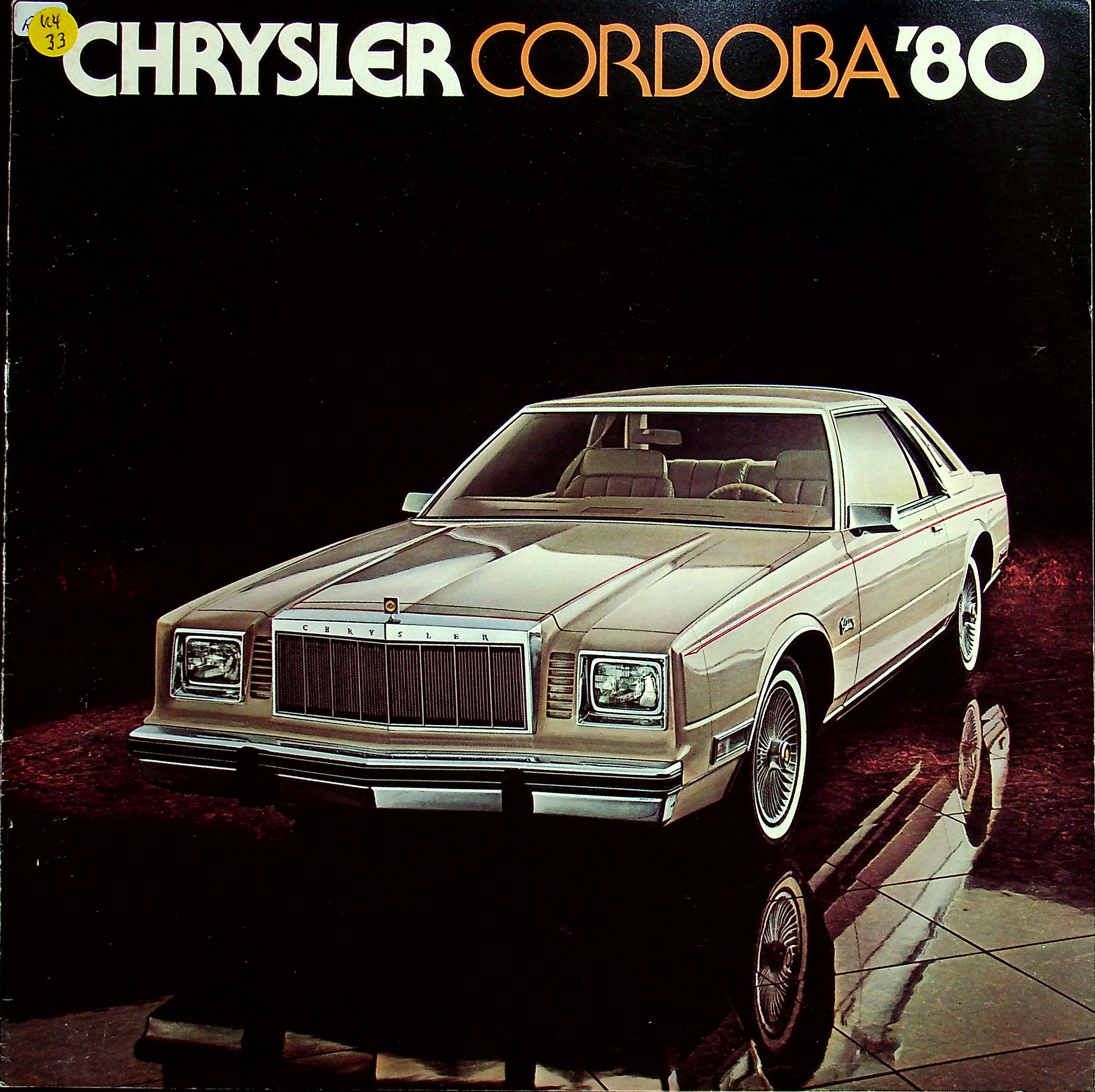 Chrysler Cordoba - USA - Übergröße - Prospekt 1980