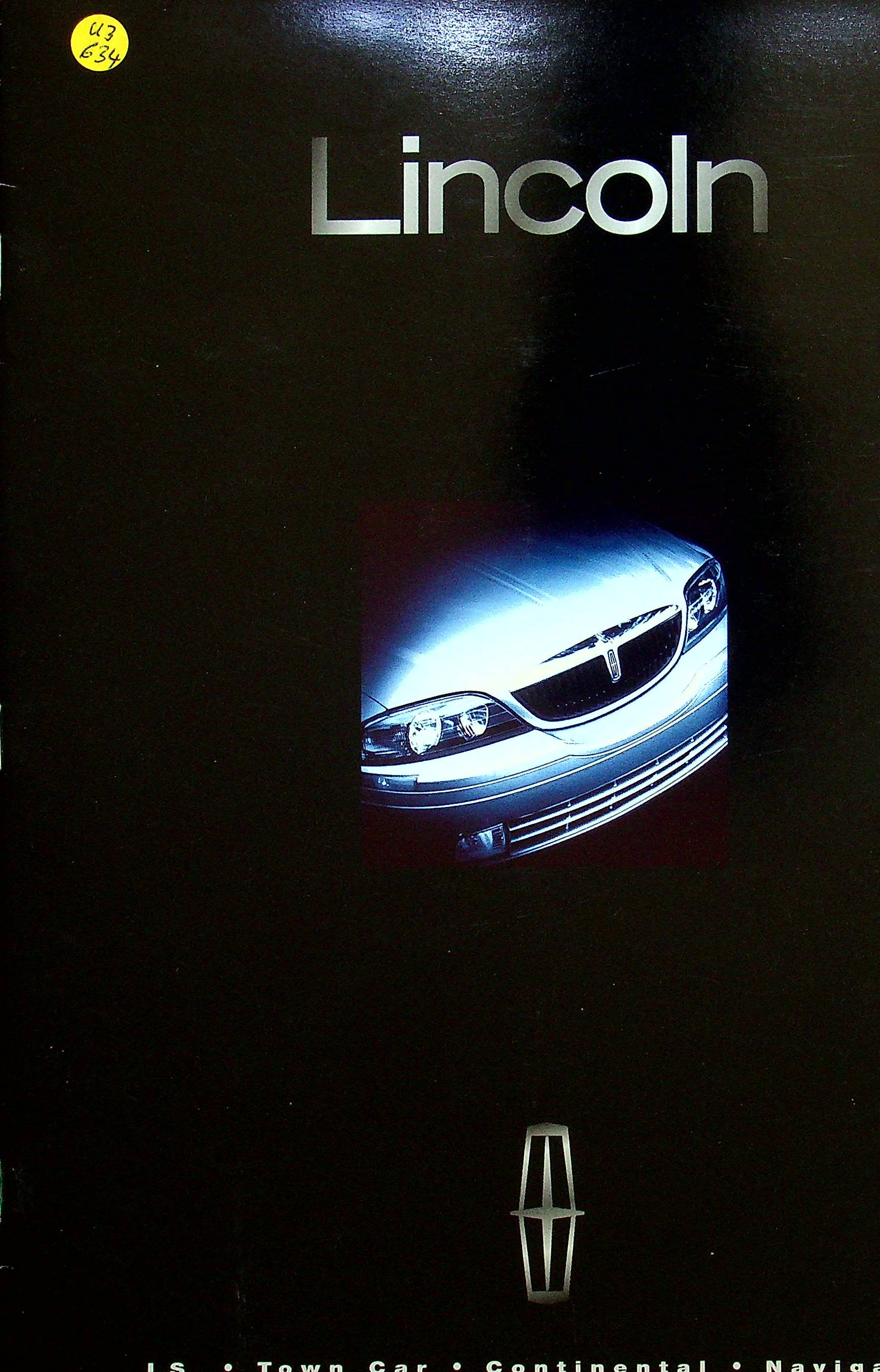 Lincoln LS Continental Town Car - USA - Übergröße - Prospekt 199?