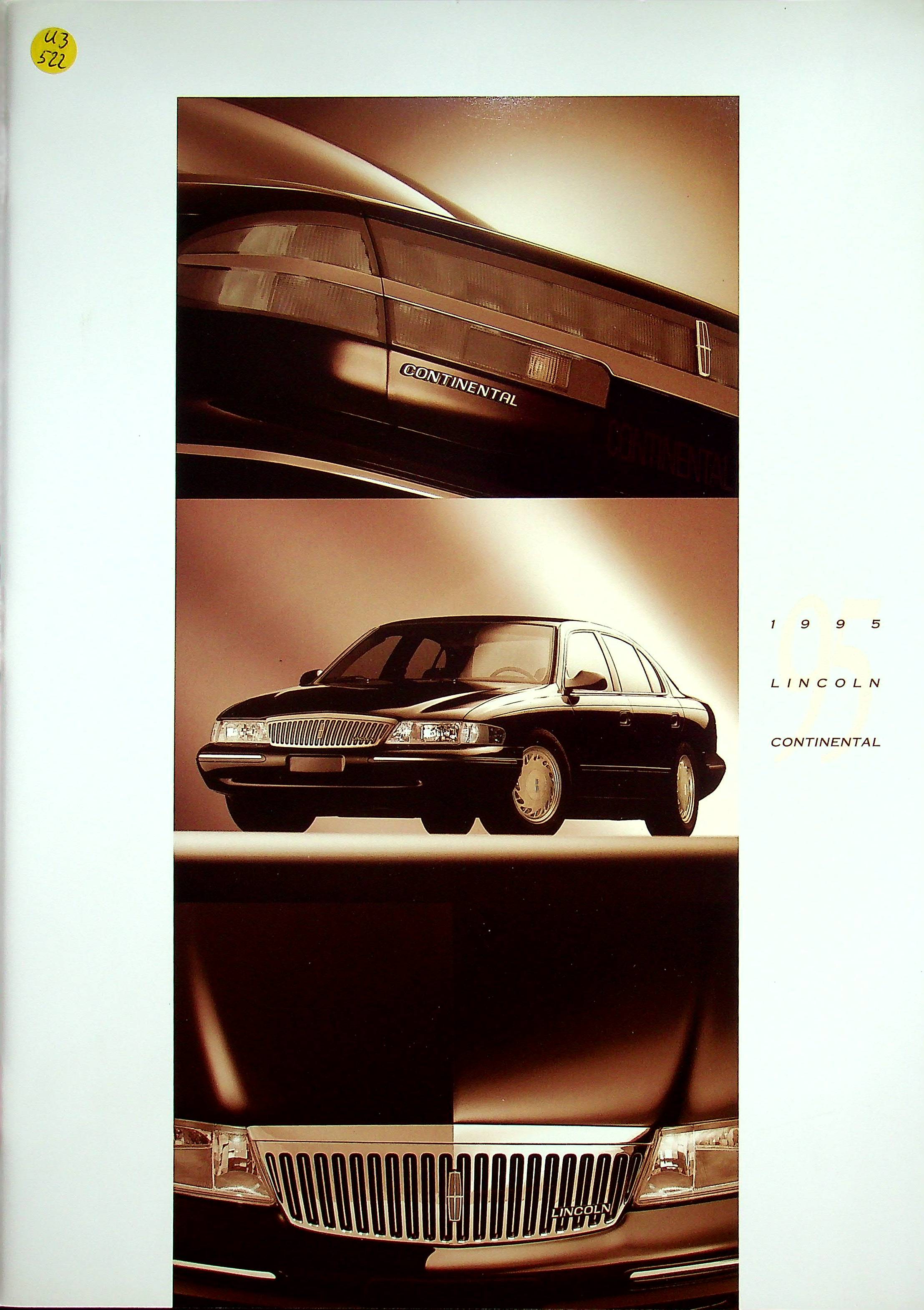 Lincoln Continental - USA - Übergröße - Prospekt 1995