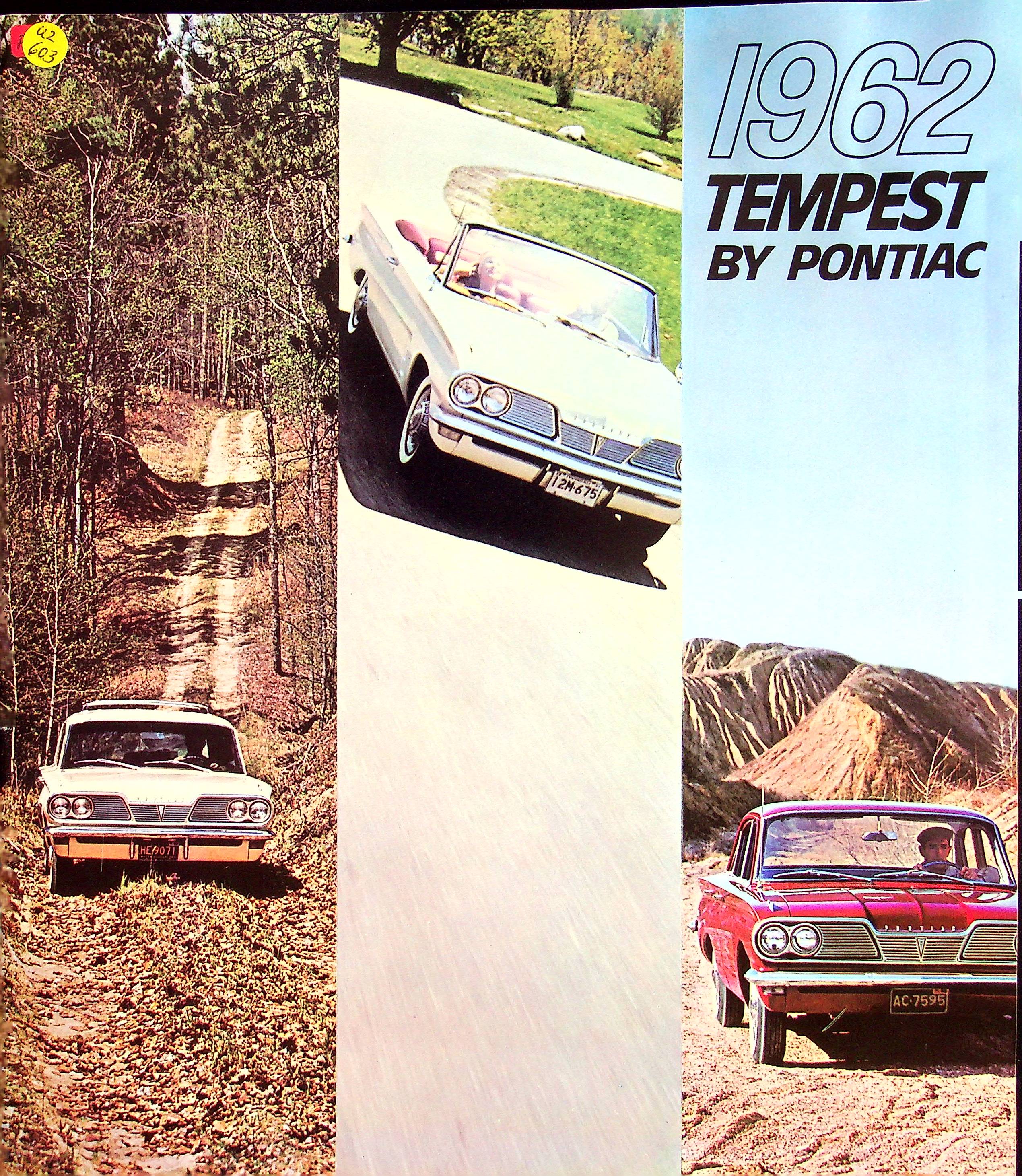 Pontiac Tempest - USA - Übergröße - Prospekt 1962