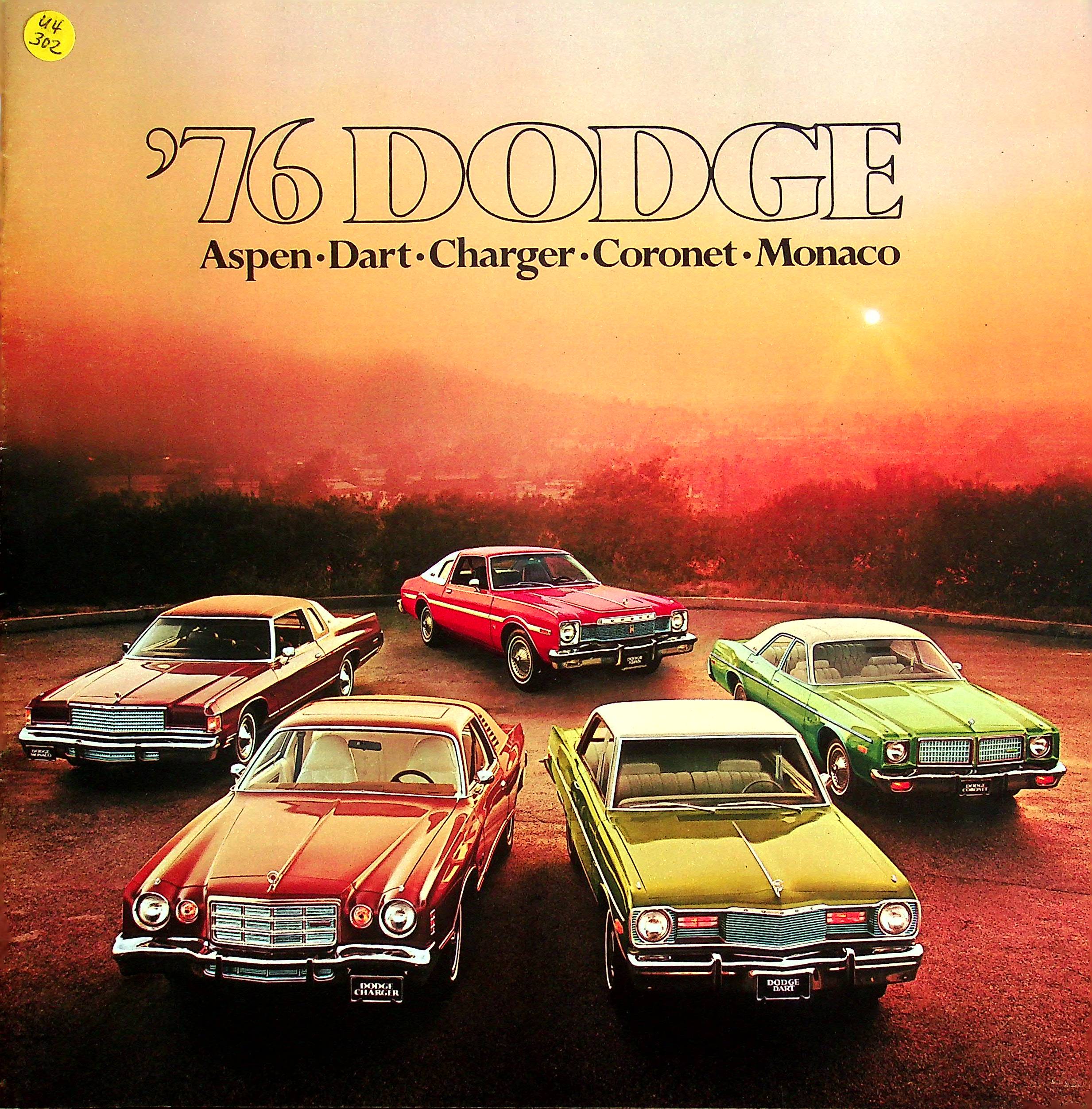 Dodge Aspen Dart Monaco - USA - Übergröße - Prospekt 1976