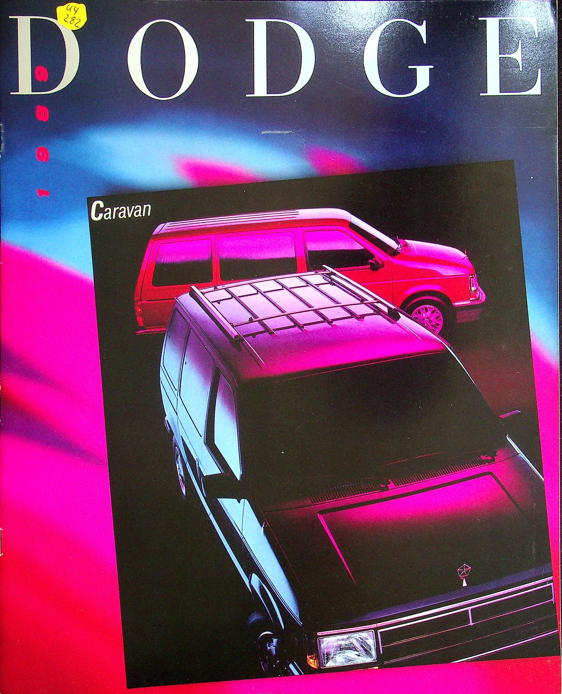 Dodge Caravan - USA - Übergröße - Prospekt 1989