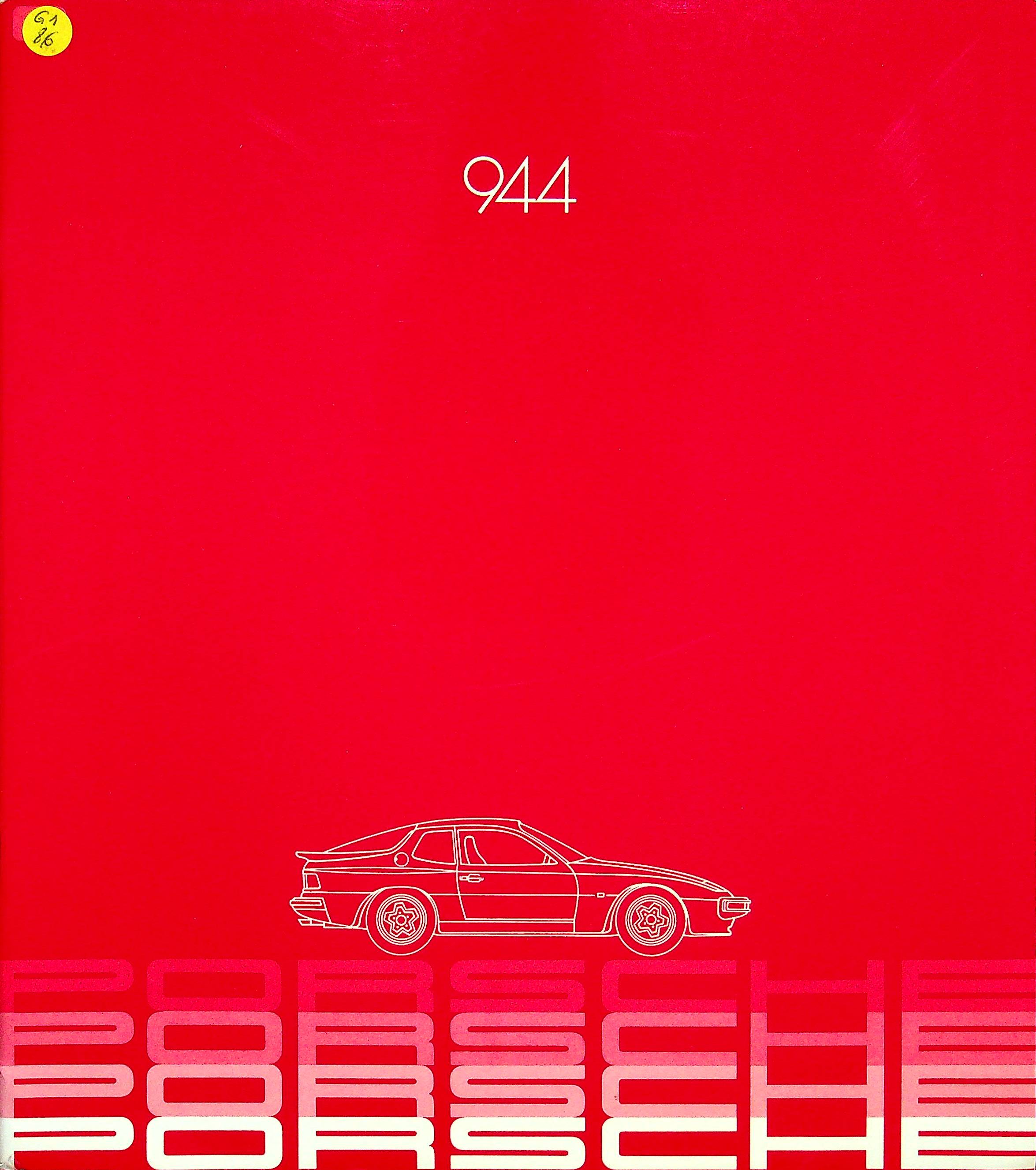 Porsche 944 Prospekt 198?