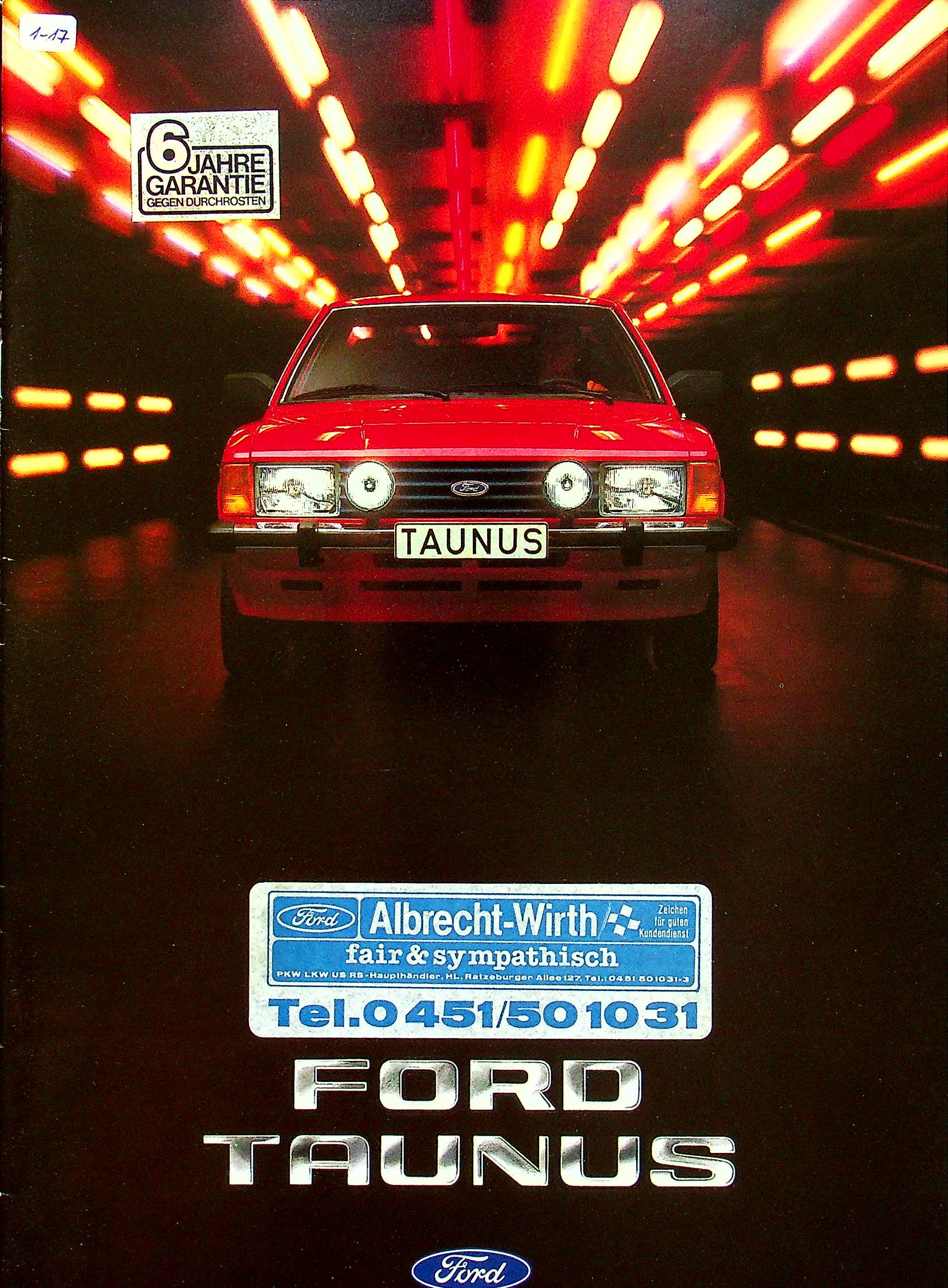 Ford Taunus Prospekt 01/1982