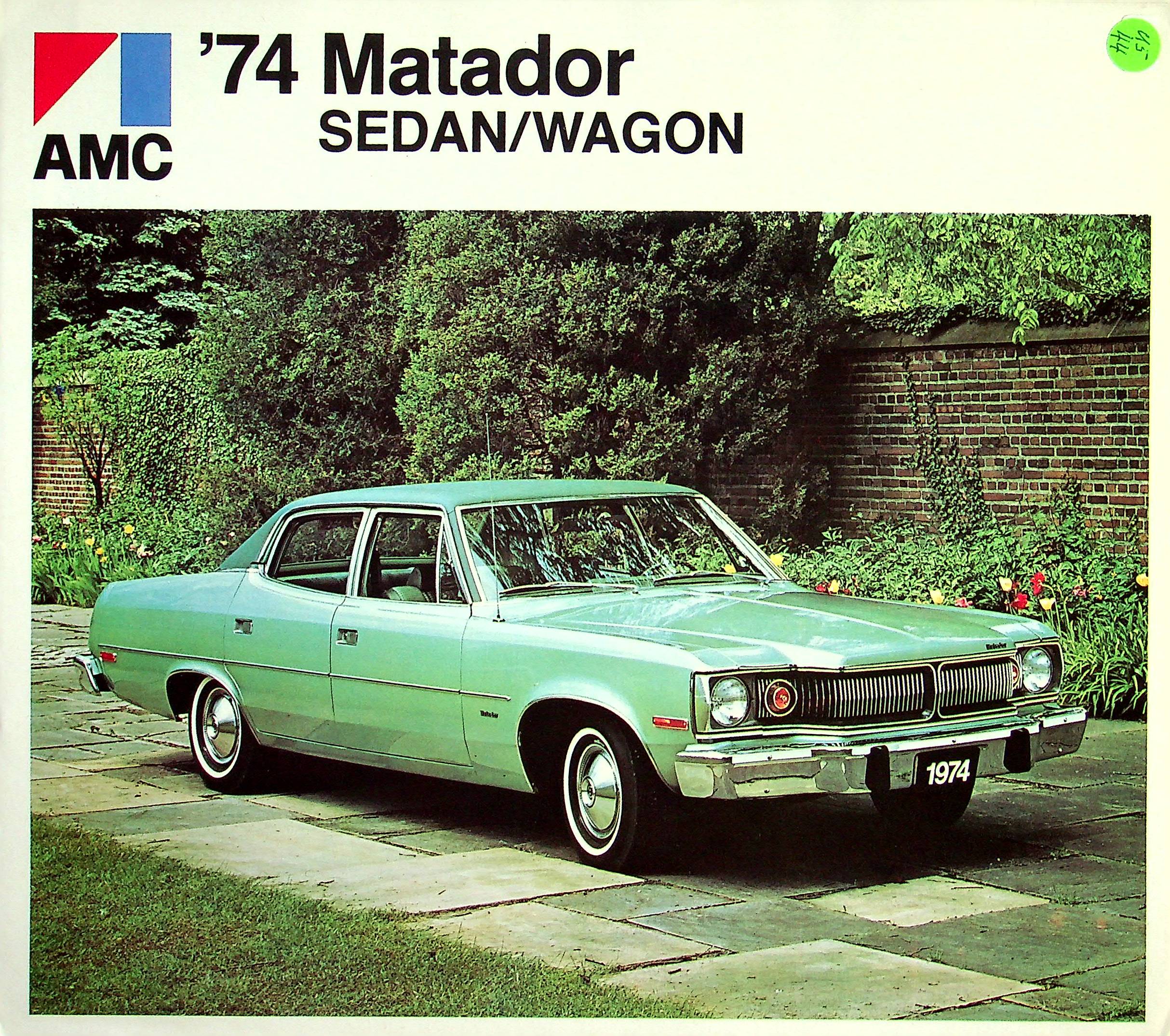 AMC Matador Sedan - Canada - Prospekt 1974