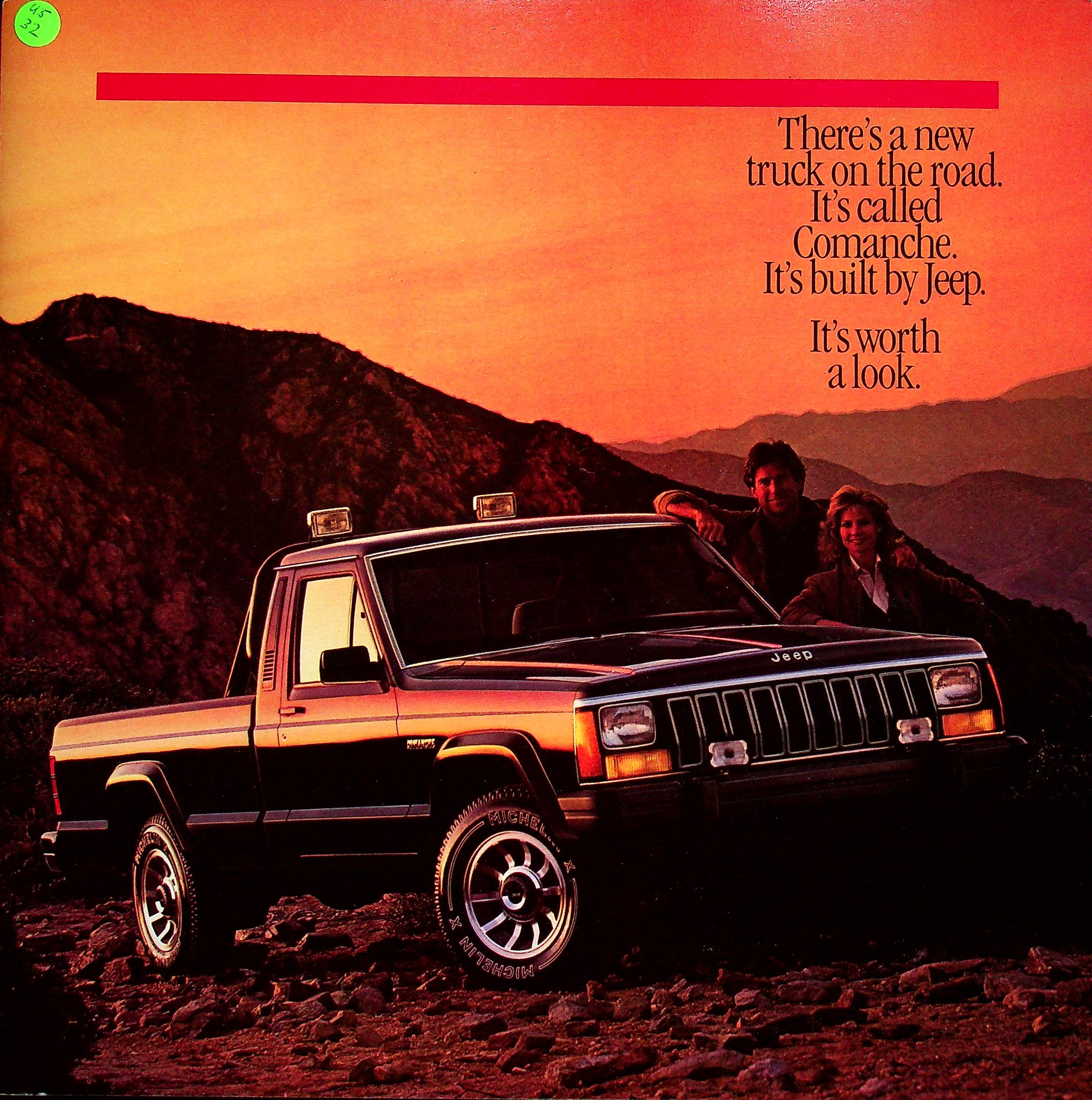 AMC Jeep Comanche - USA - Prospekt 1986