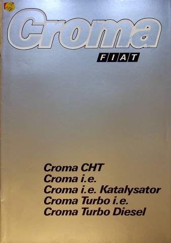 Fiat Croma Prospekt 03/1986