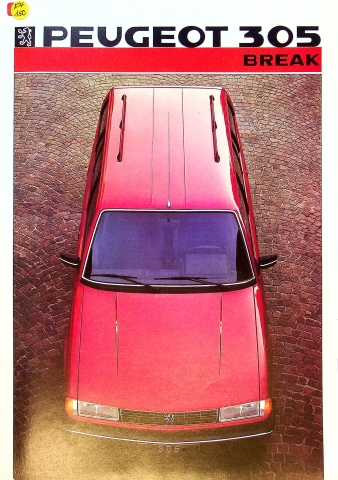 Peugeot 305 Break Prospekt 1986