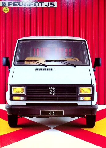 Peugeot J5 Prospekt 1984
