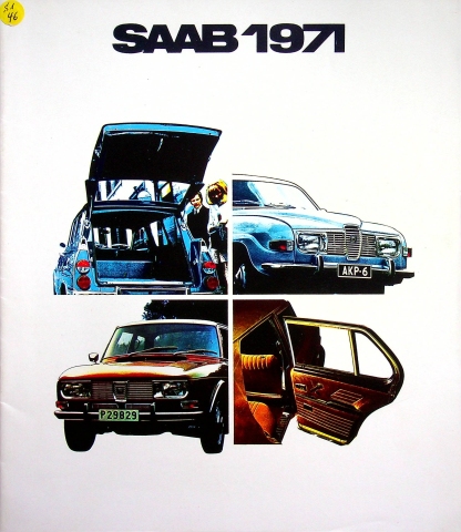 Saab 95 96 99 Prospekt 1971