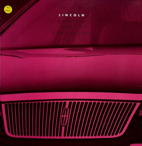 Lincoln Town Car Continental - USA - Prospekt 1993