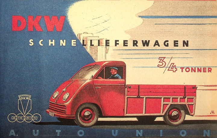 DKW Schnellieferwagen - 0,75 Tonnen - Prospekt 195?