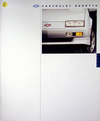 Chevrolet Beretta - USA - Prospekt 12/1993