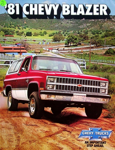 Chevrolet Blazer - USA - Prospekt 07/1980