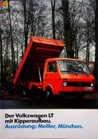 VW LT - Meiller Kipper - Prospekt 08/1980