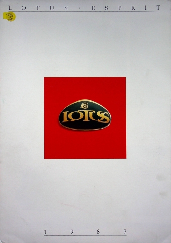 Lotus Esprit Prospekt 1987